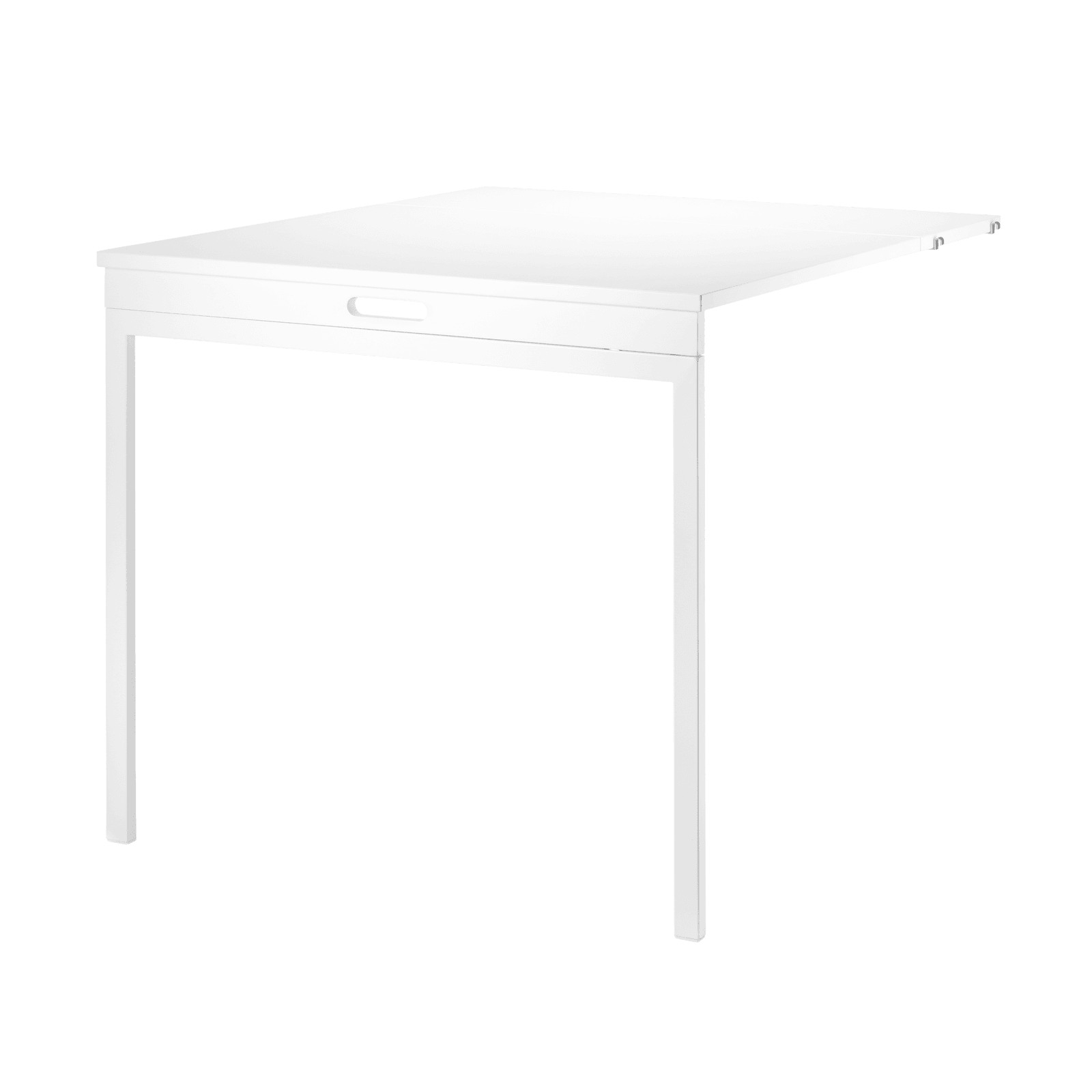 Folding tables w78 x d30 x h71 cm White/White