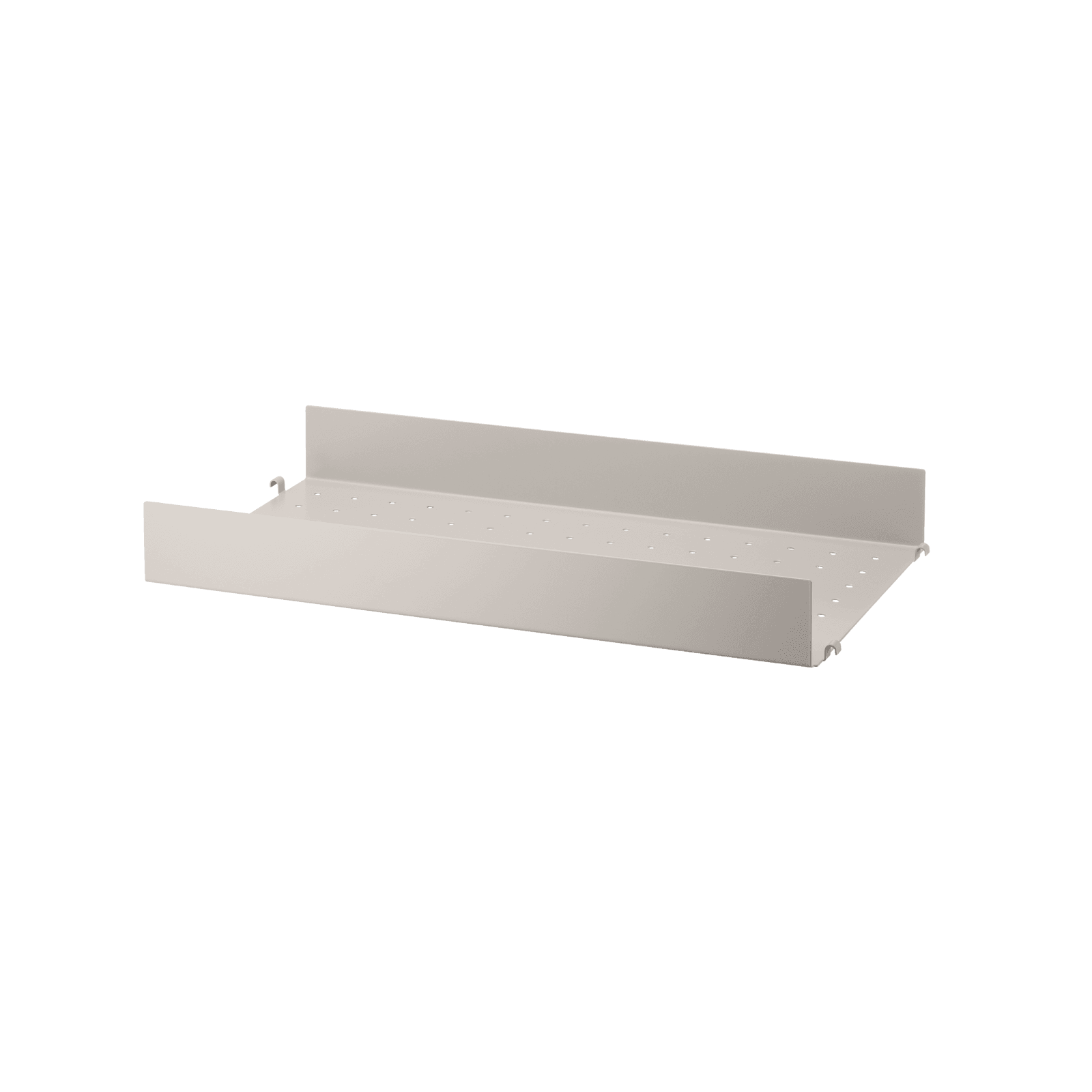 Metal shelves high w58 x d30 x h7 cm Beige