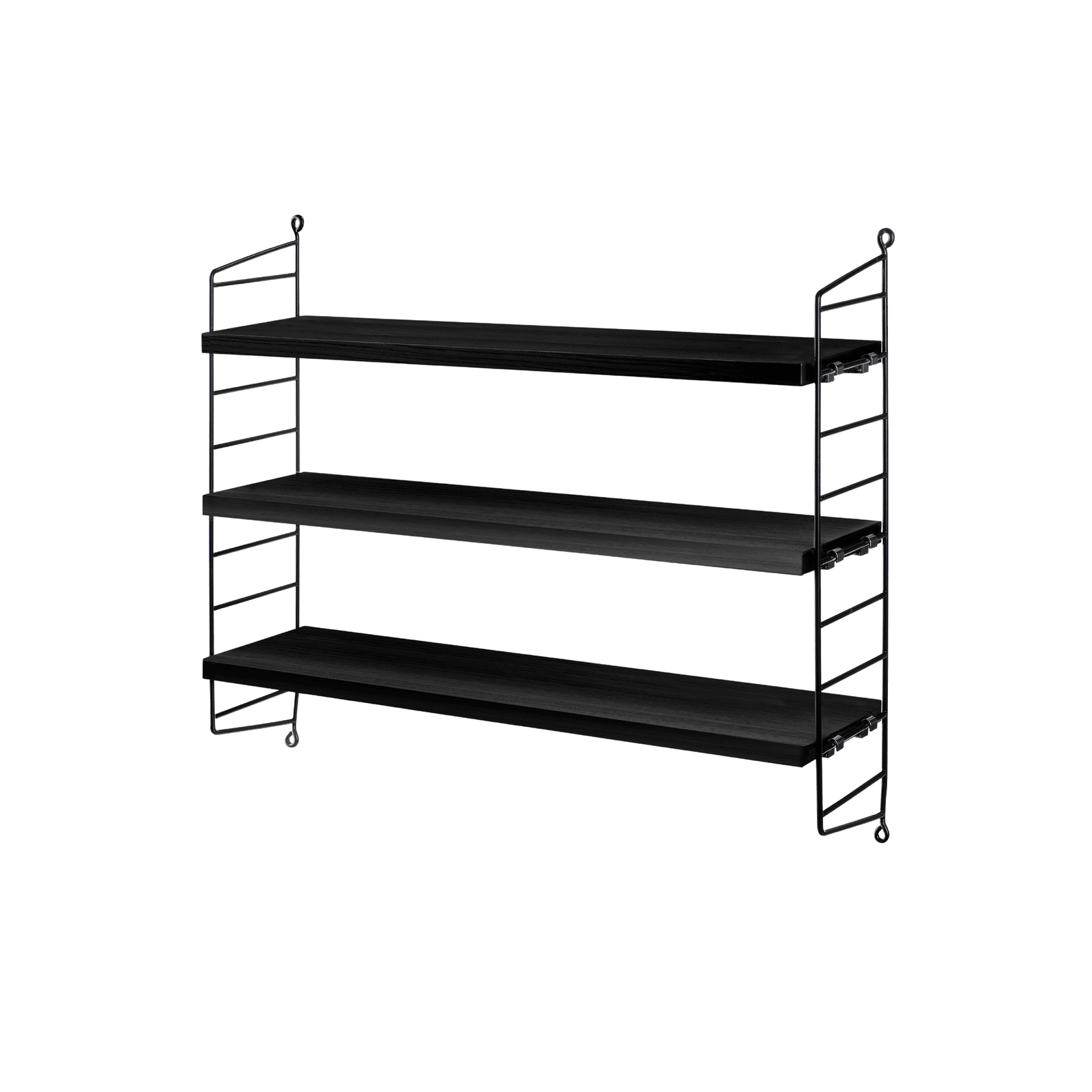 String® pocket w60 x d15 x h50 cm Black stained ash/Black
