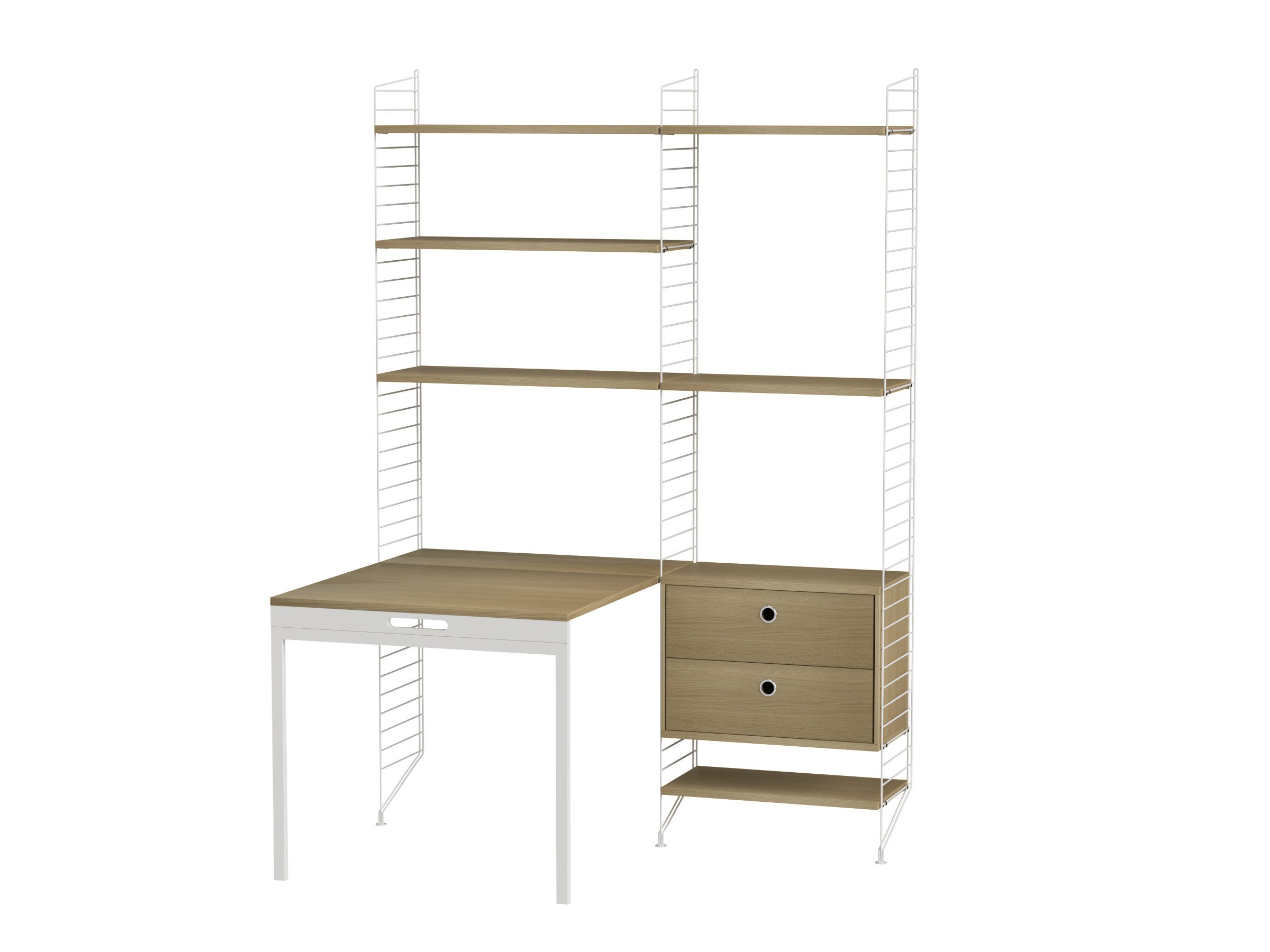 Workspace E White/Oak