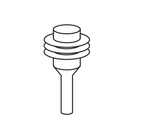 Shelf support for inner shelves  cm Spare part