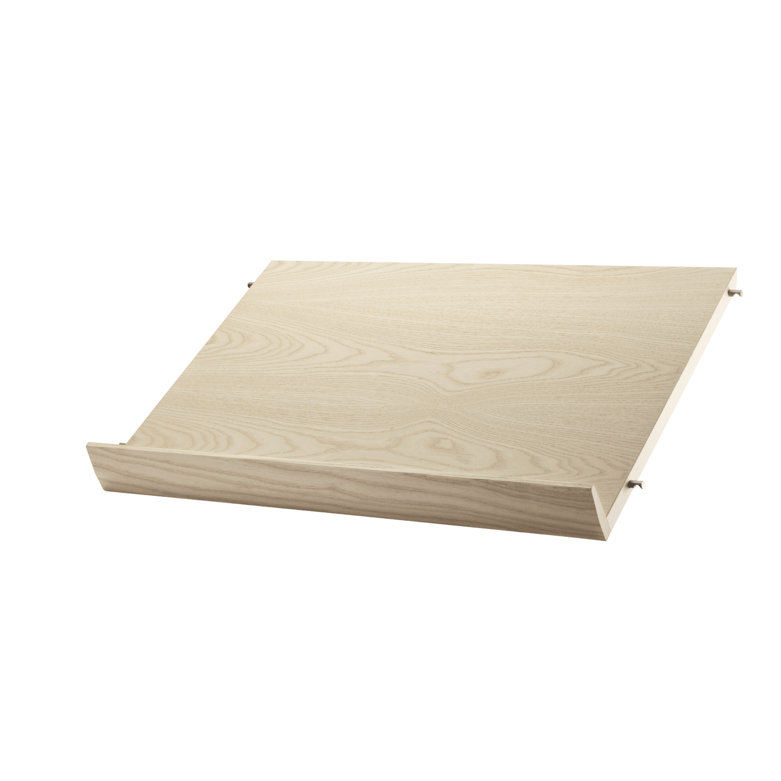 Magazine shelves solid w58 x d30 x h15 cm Ash