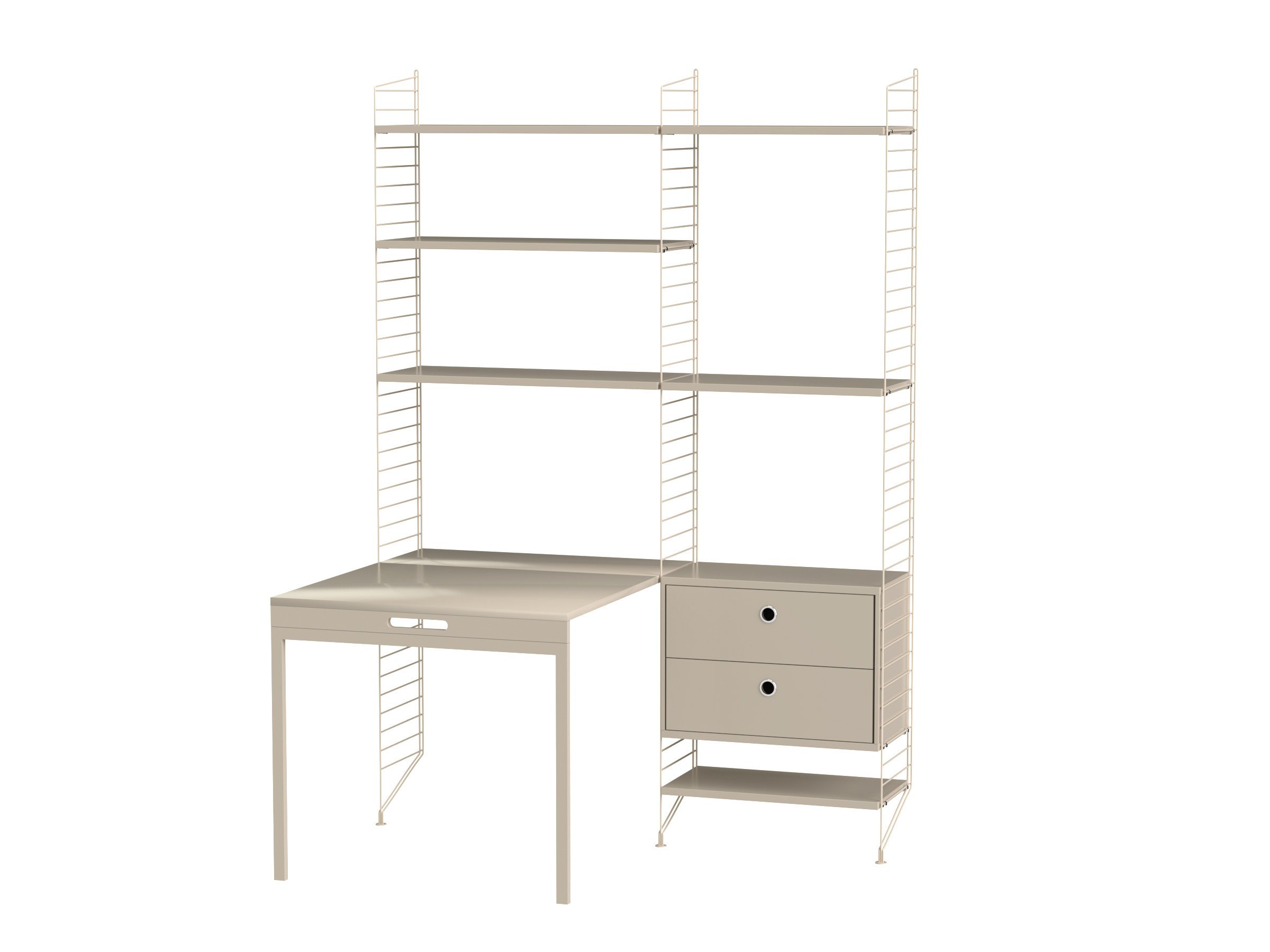 Workspace E Beige/Beige