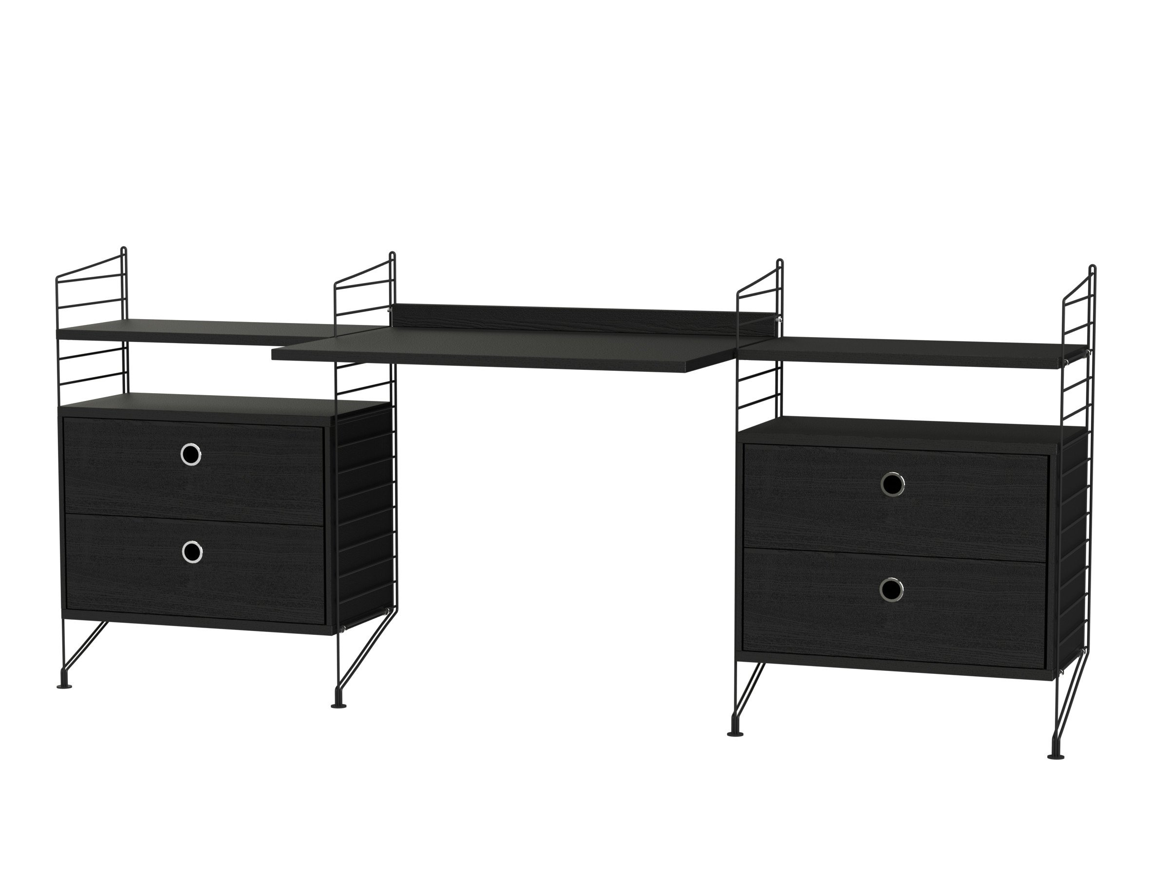 Workspace C Black/Black stained ash