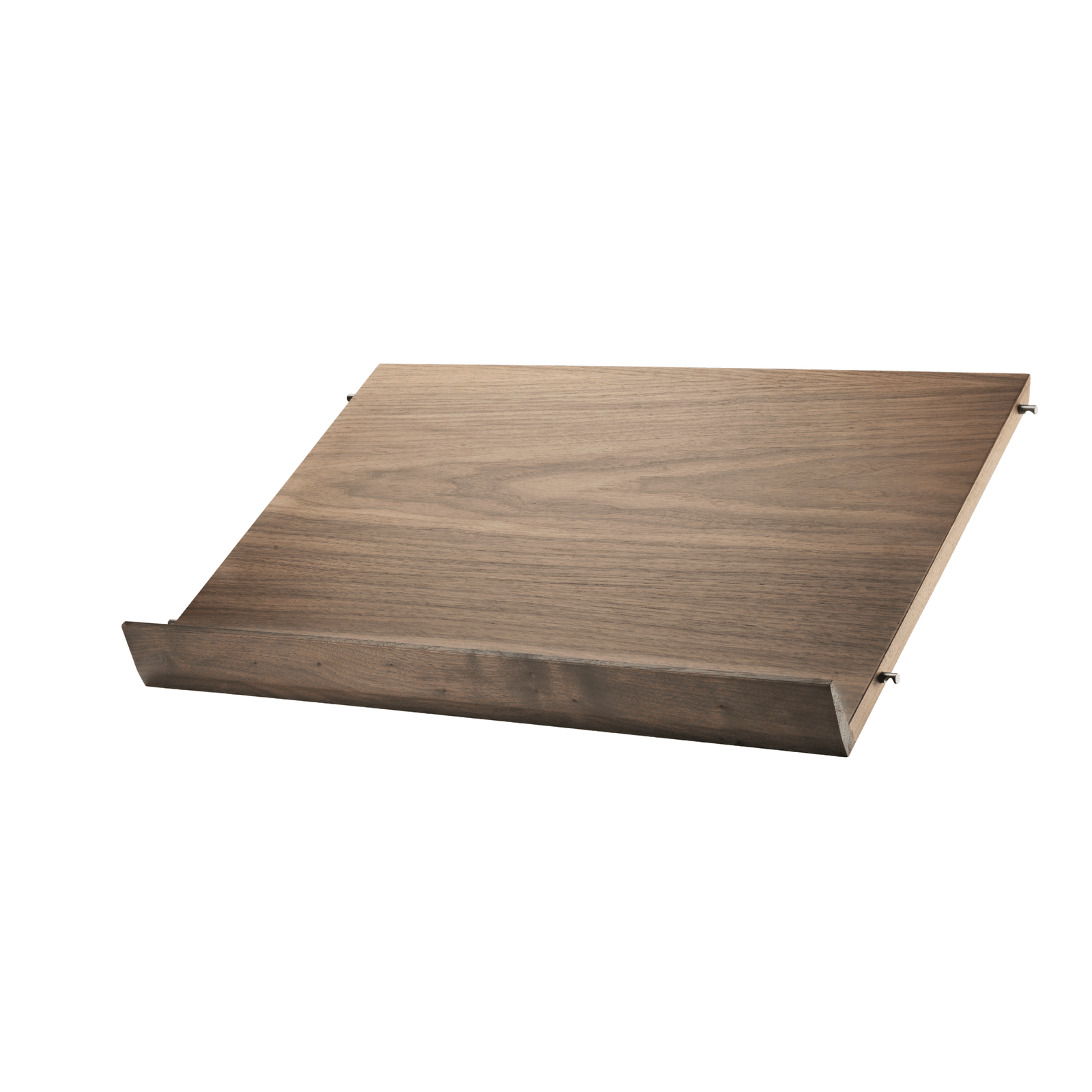 Magazine shelves solid w58 x d30 x h15 cm Walnut