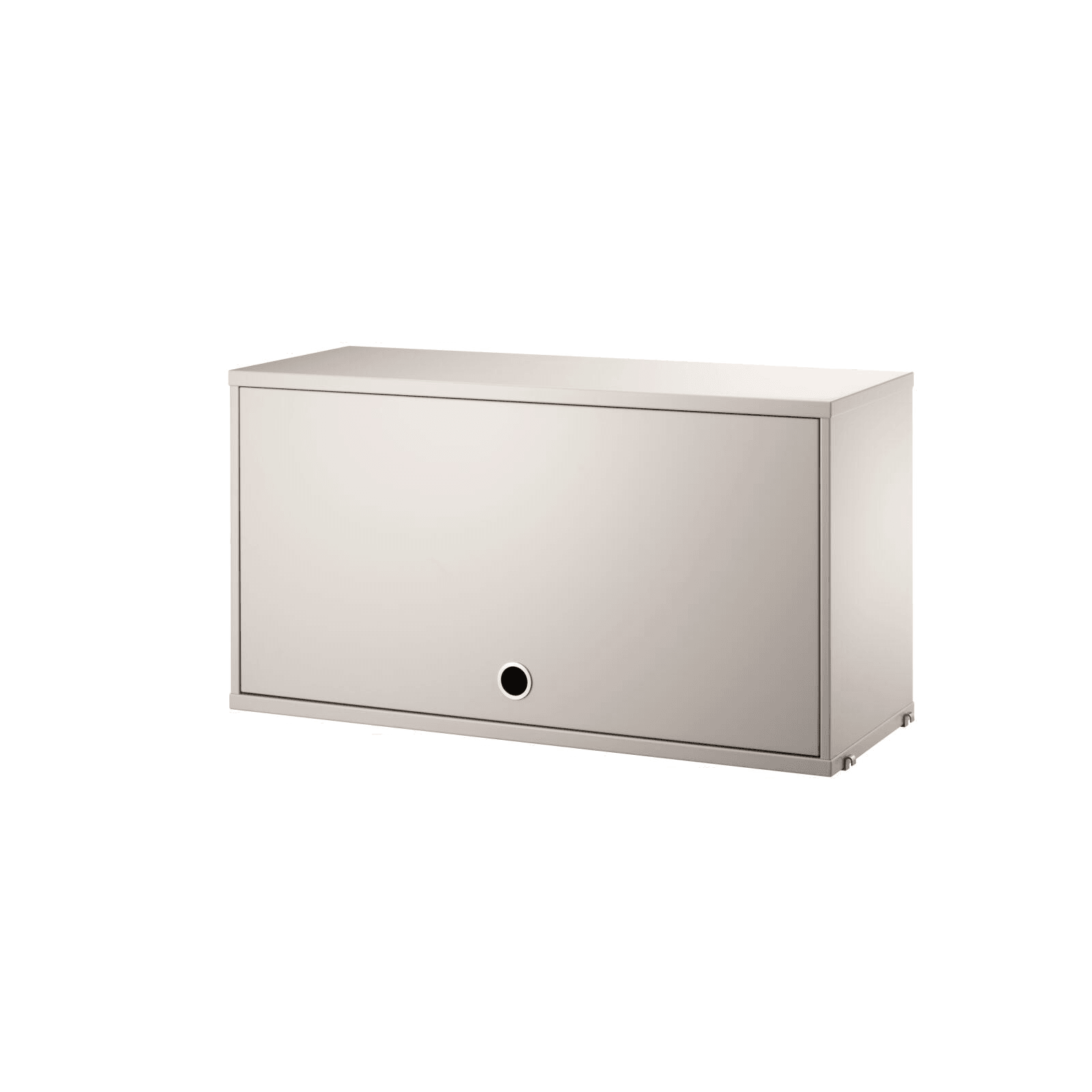 Cabinet with flip door w78 x d30 x h42 cm Beige