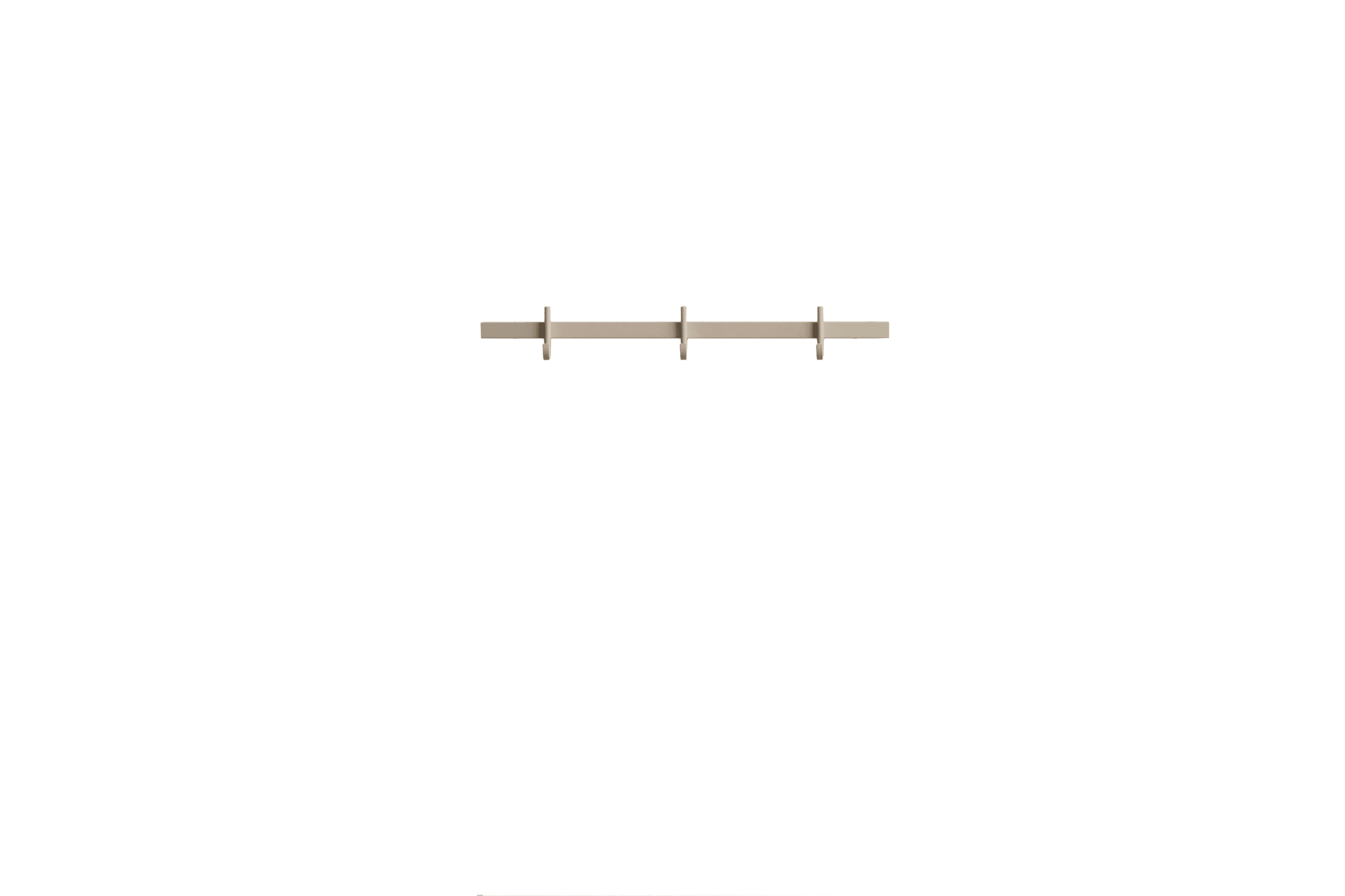 Hook rail, small w41 x h5.2 cm Beige