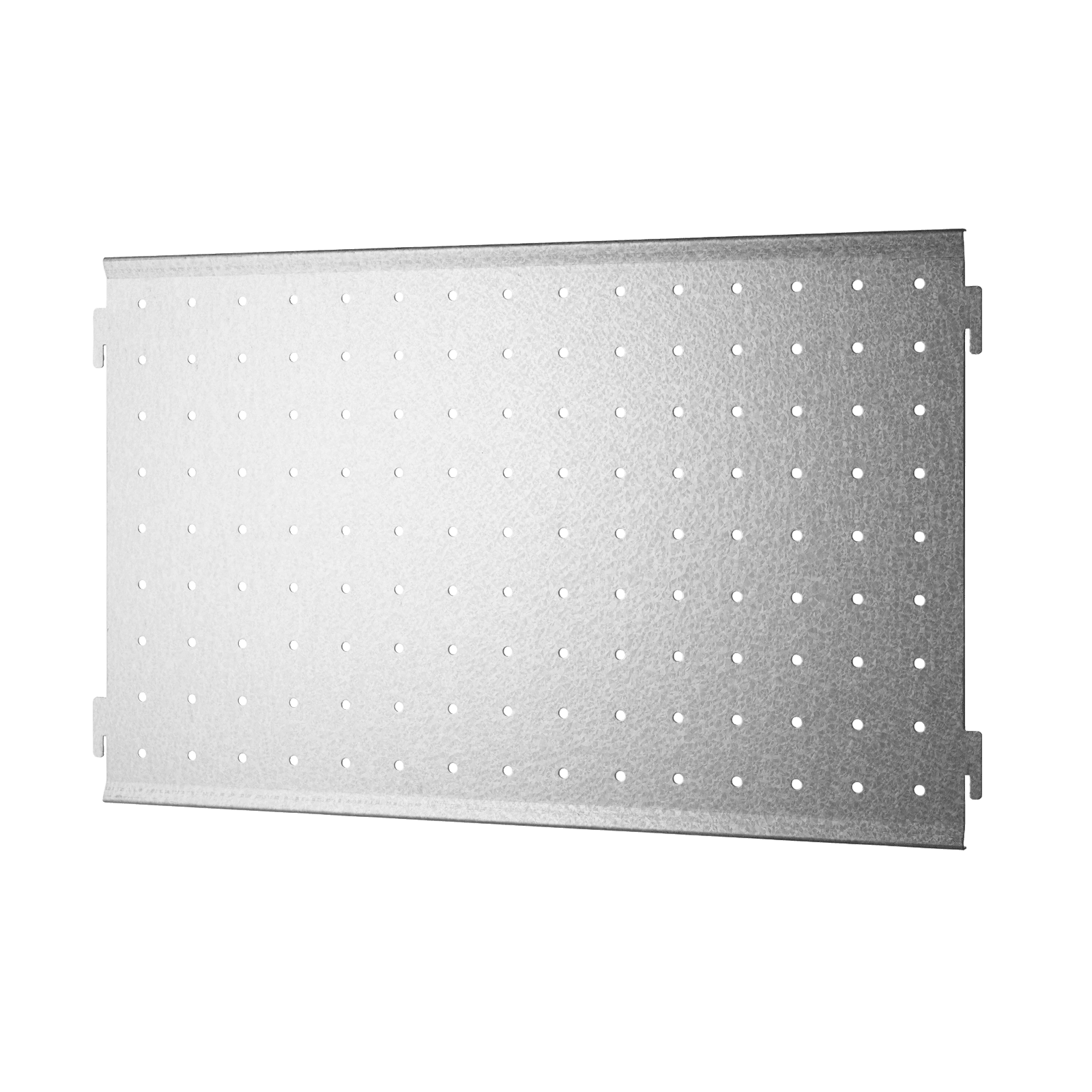 The back panel is part of the free standing outdoor shelf and is made of Aluzinc steel. A complete section of the free standing shelf consists of one back panel, two uprights and two galvanized floor panels with height 85 cm and depth 30 cm. To build additional sections, you need one upright along with one panel for each section. We recommend at least one back panel, preferably placed in the middle, for a free standing shelf consisting of three sections.