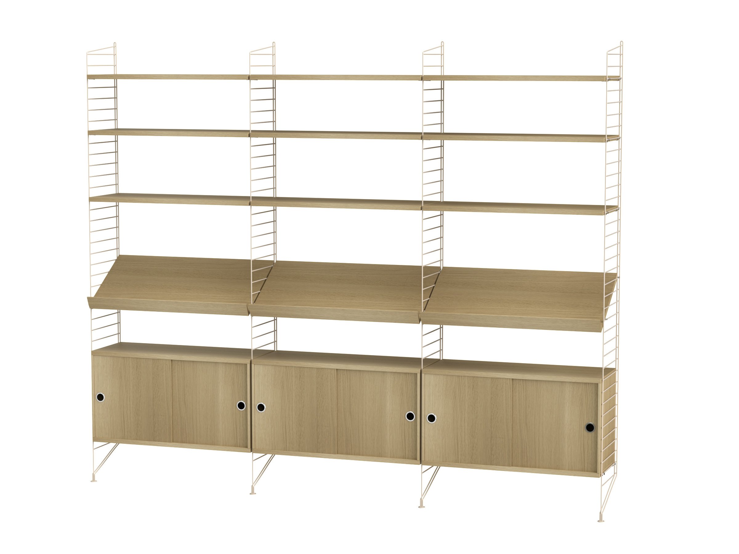 Living room G Beige/Oak