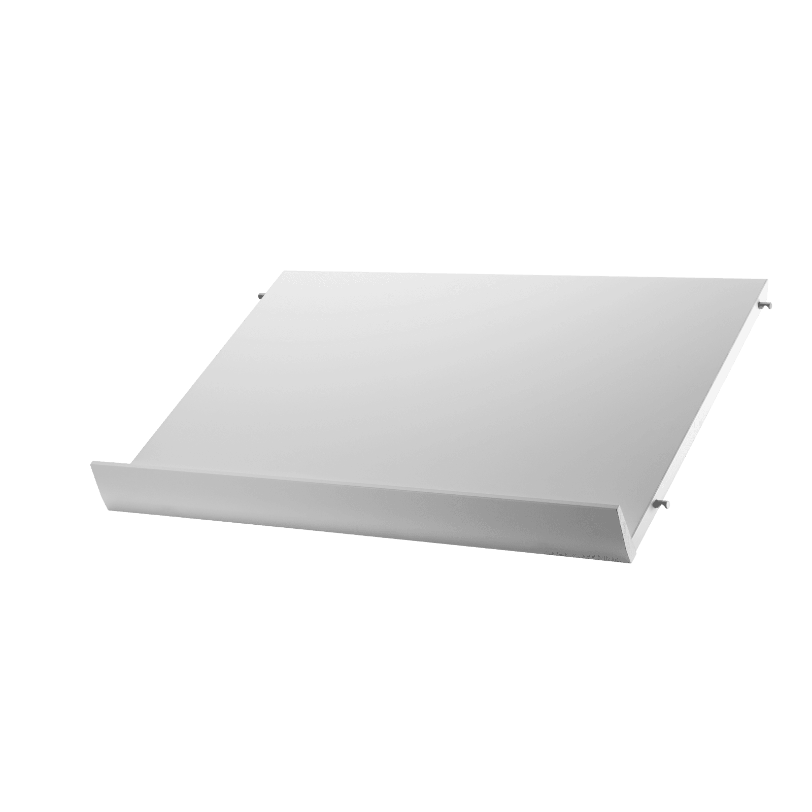 Magazine shelves solid w58 x d30 x h15 cm White