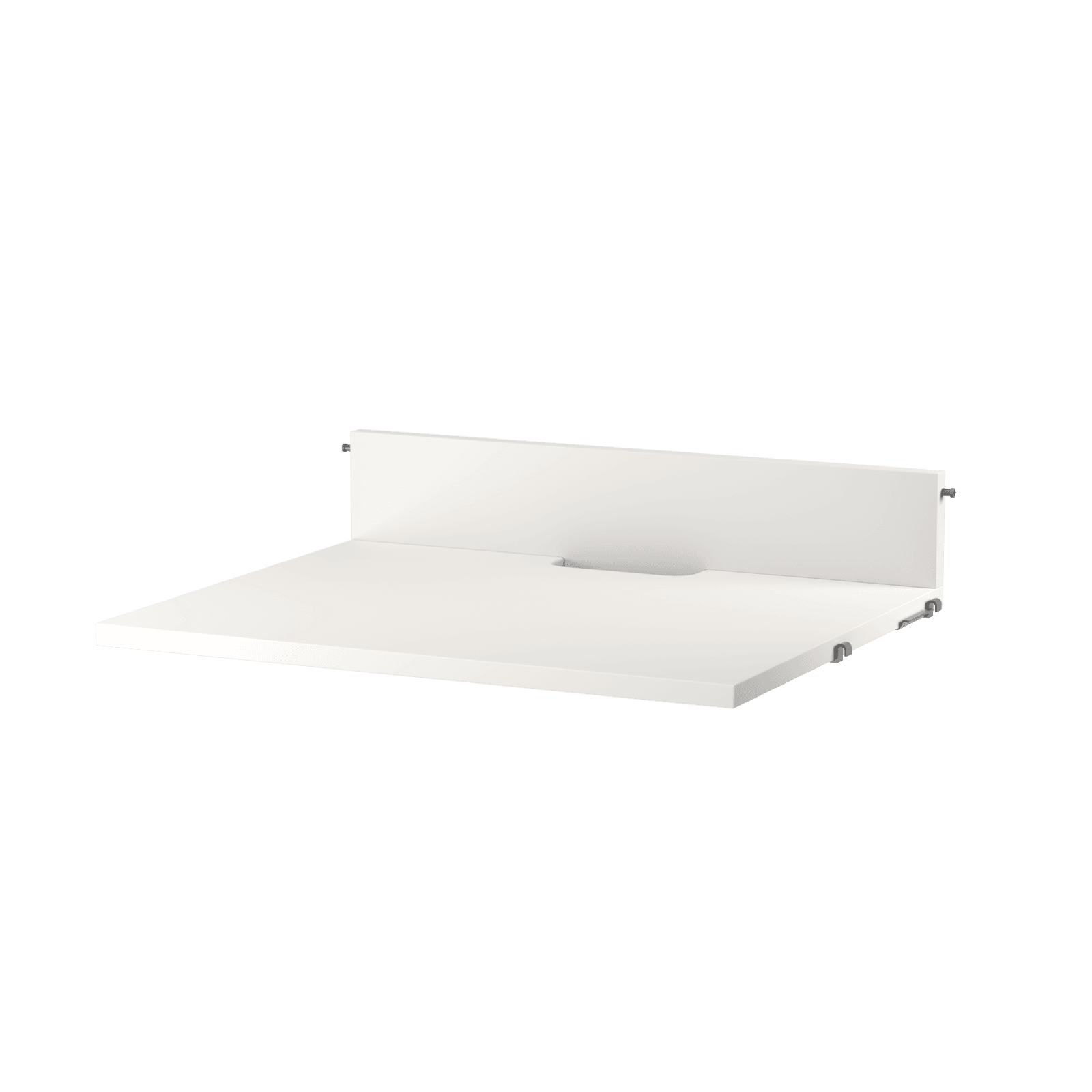 Media shelf w58 x d47 cm White