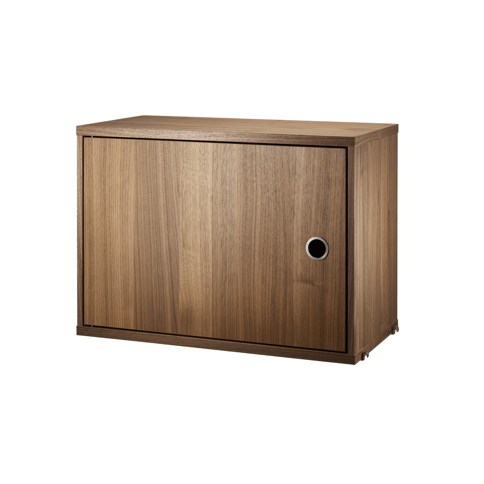 Cabinet with swing door w58 x d30 x h42 cm Walnut