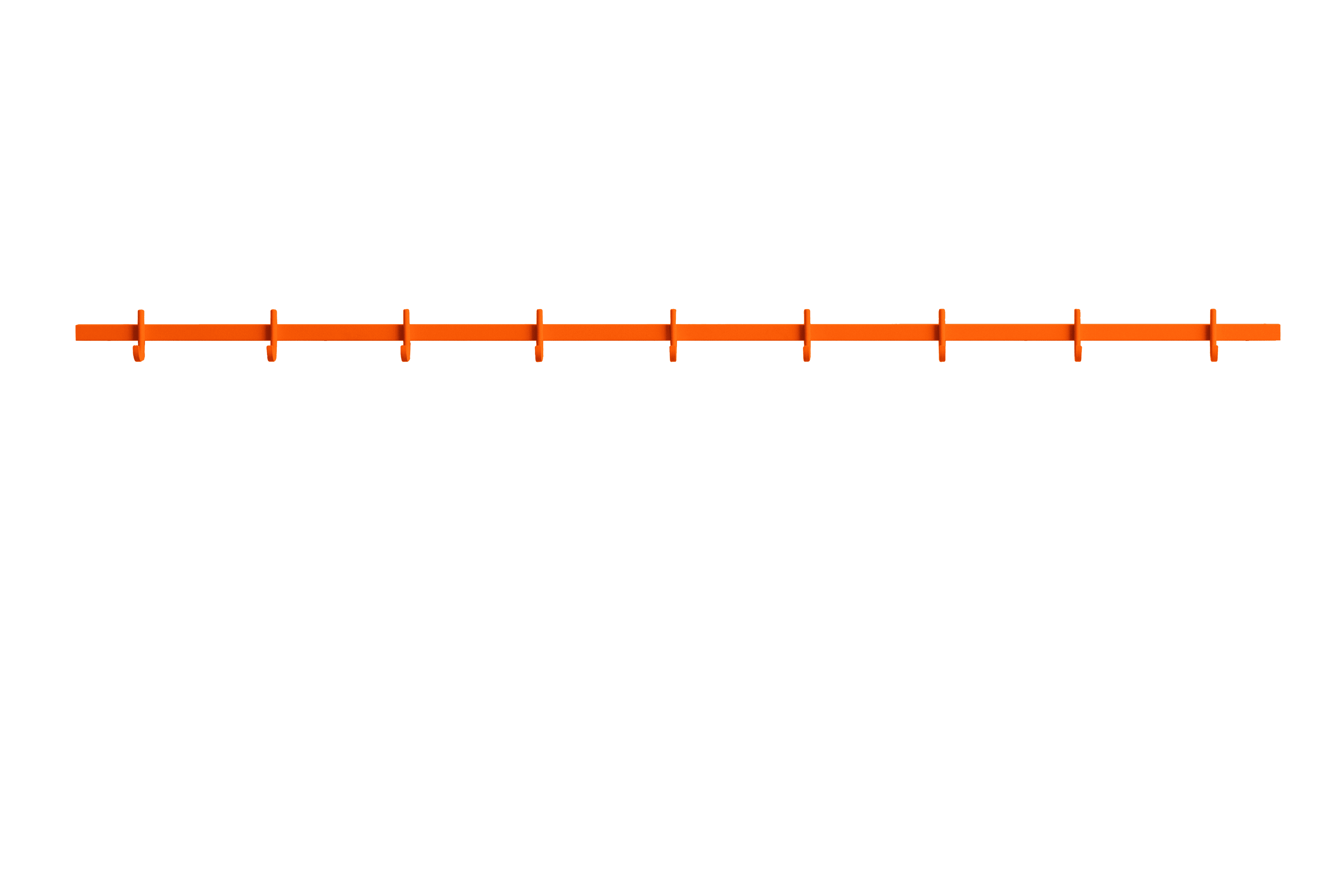 Hook rail, large w123 x h5.2 cm Orange