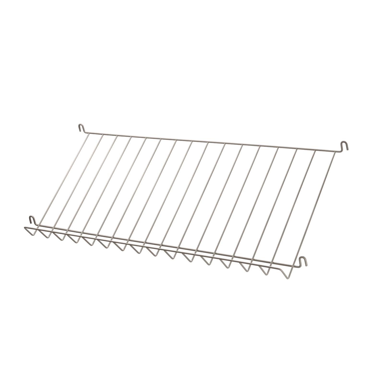 The magazine shelf in wire is available in one width, 78 cm, and fit into 30 cm deep wire panels from String® System. The magazine shelves create a dynamic shelving combination where you have room to showcase your favourite books and magazines. The magazine shelf in wire gives you plenty of room to be creative by adding s-hooks. The magazine shelf will blend right into your string shelf since their unique wire design is the same. Choose a magazine shelf in the same colour as your panels or make your magazine shelf pop by picking a different colour.