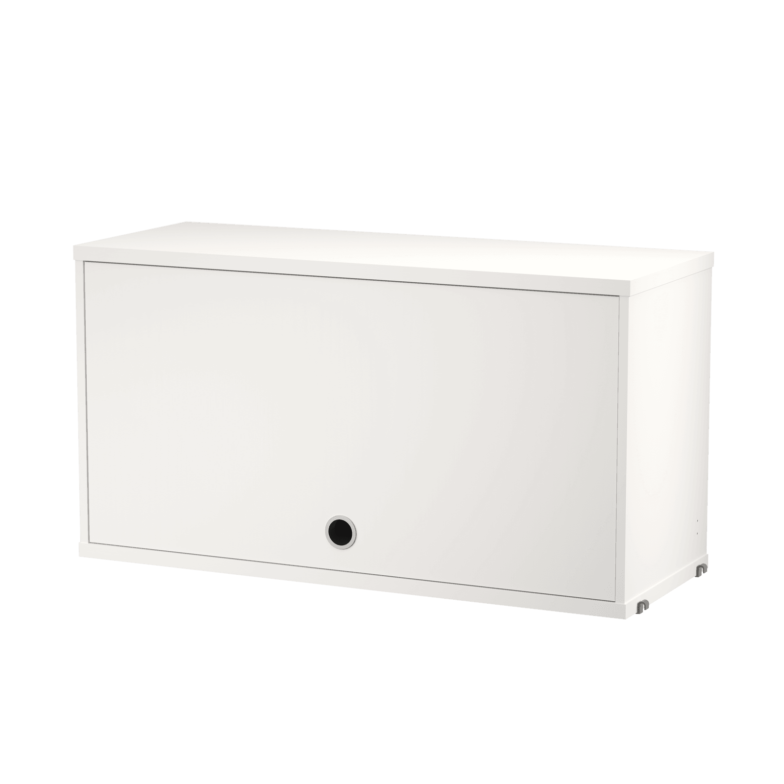 Cabinet with flip door w78 x d30 x h42 cm White