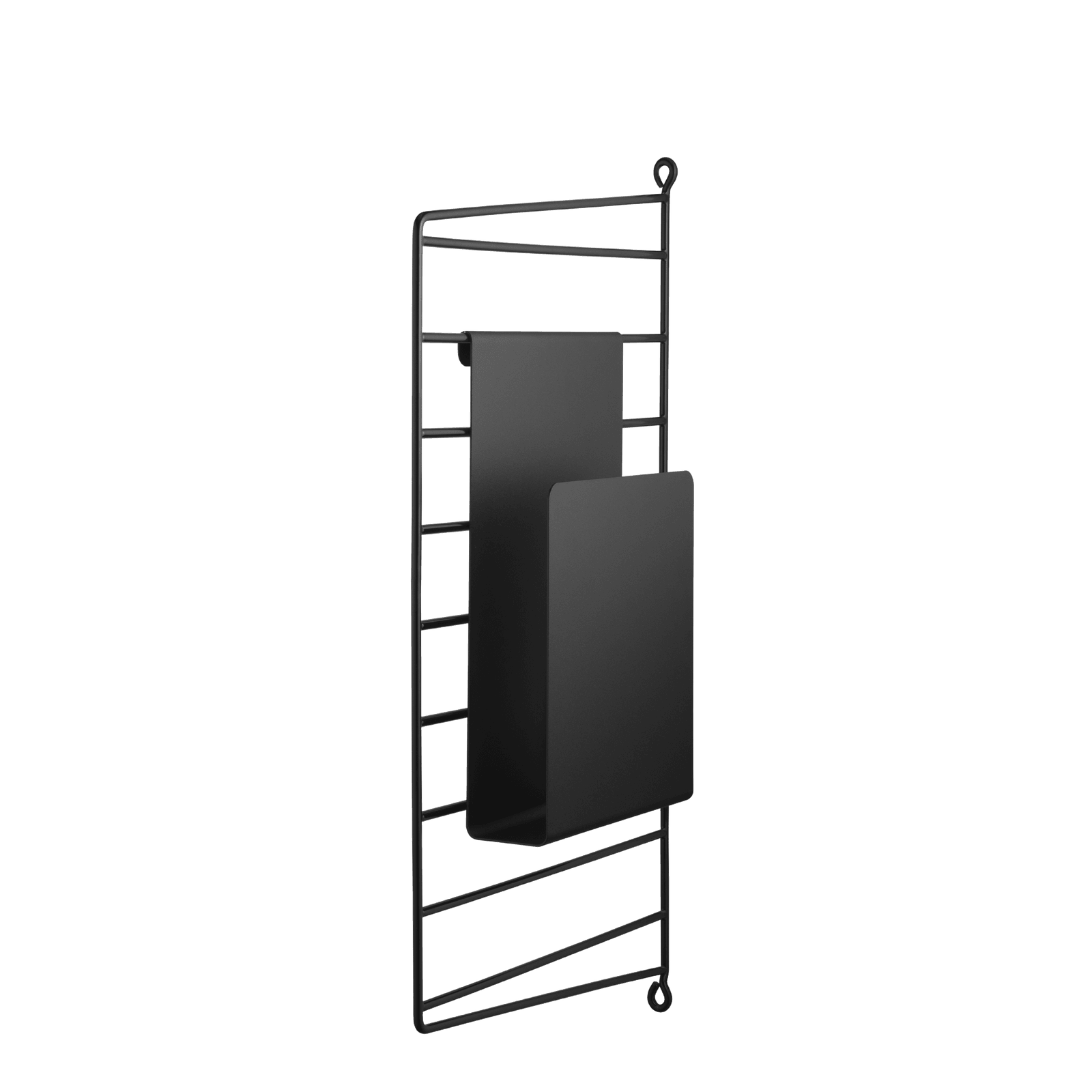 Magazine holders w5 x d17 x h27 cm Black