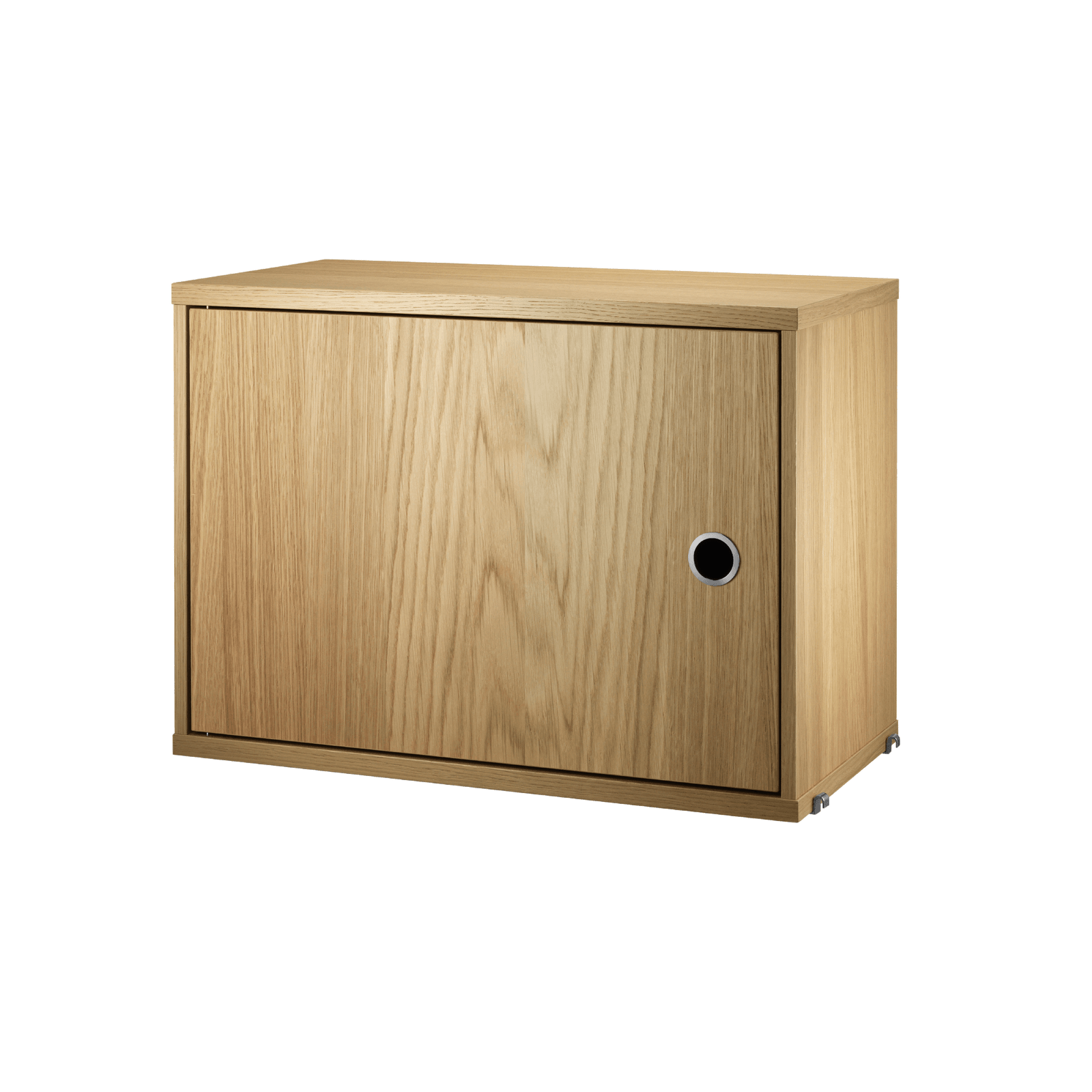 Cabinet with swing door w58 x d30 x h42 cm Oak