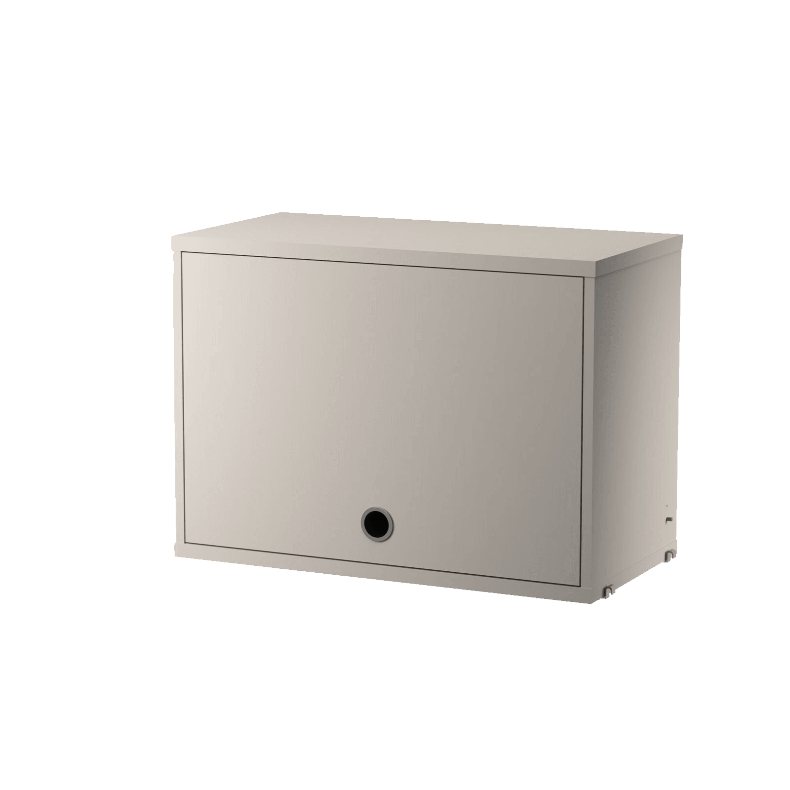 Cabinet with flip door w58 x d30 x h42 cm Beige