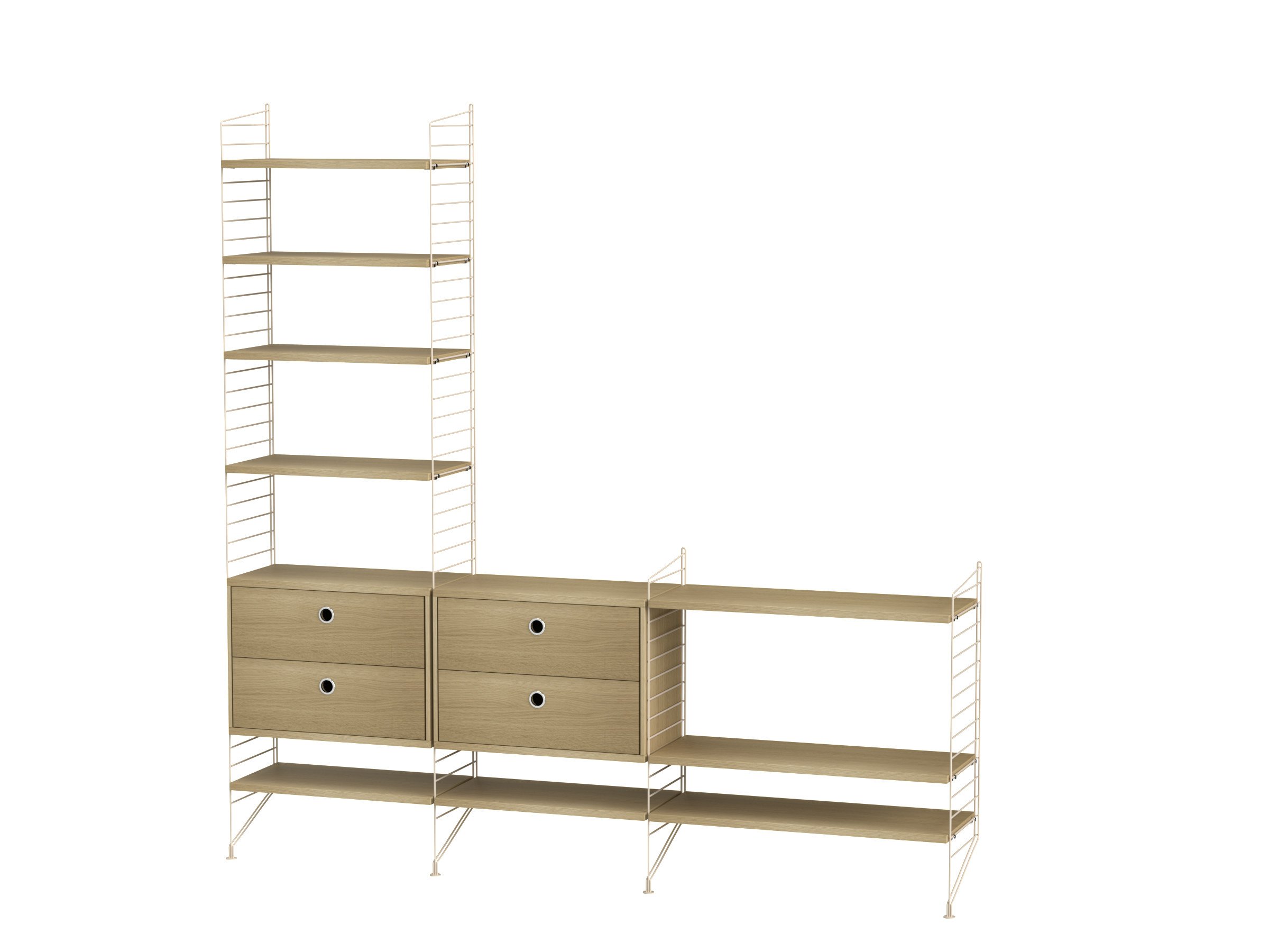 Living room J Beige/Oak