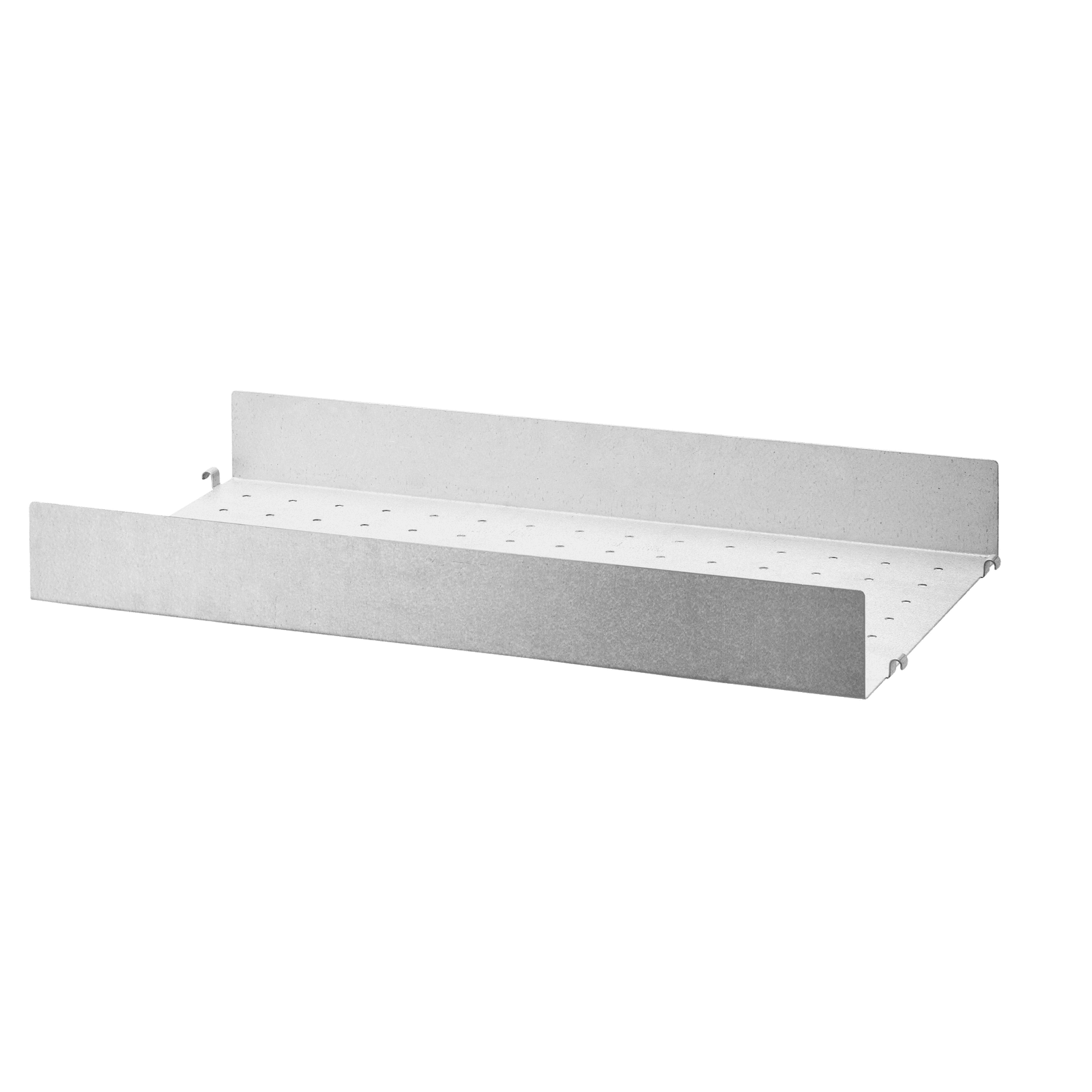 Shelves galvanized w58 x d30 x h7 cm Galvanized