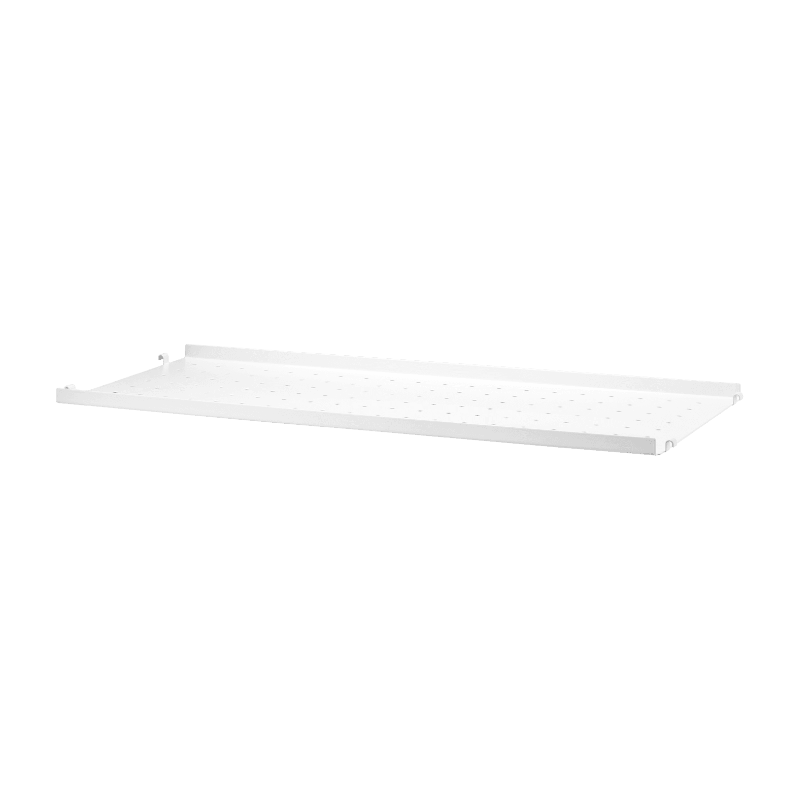 Metal shelves low w78 x d30 cm White