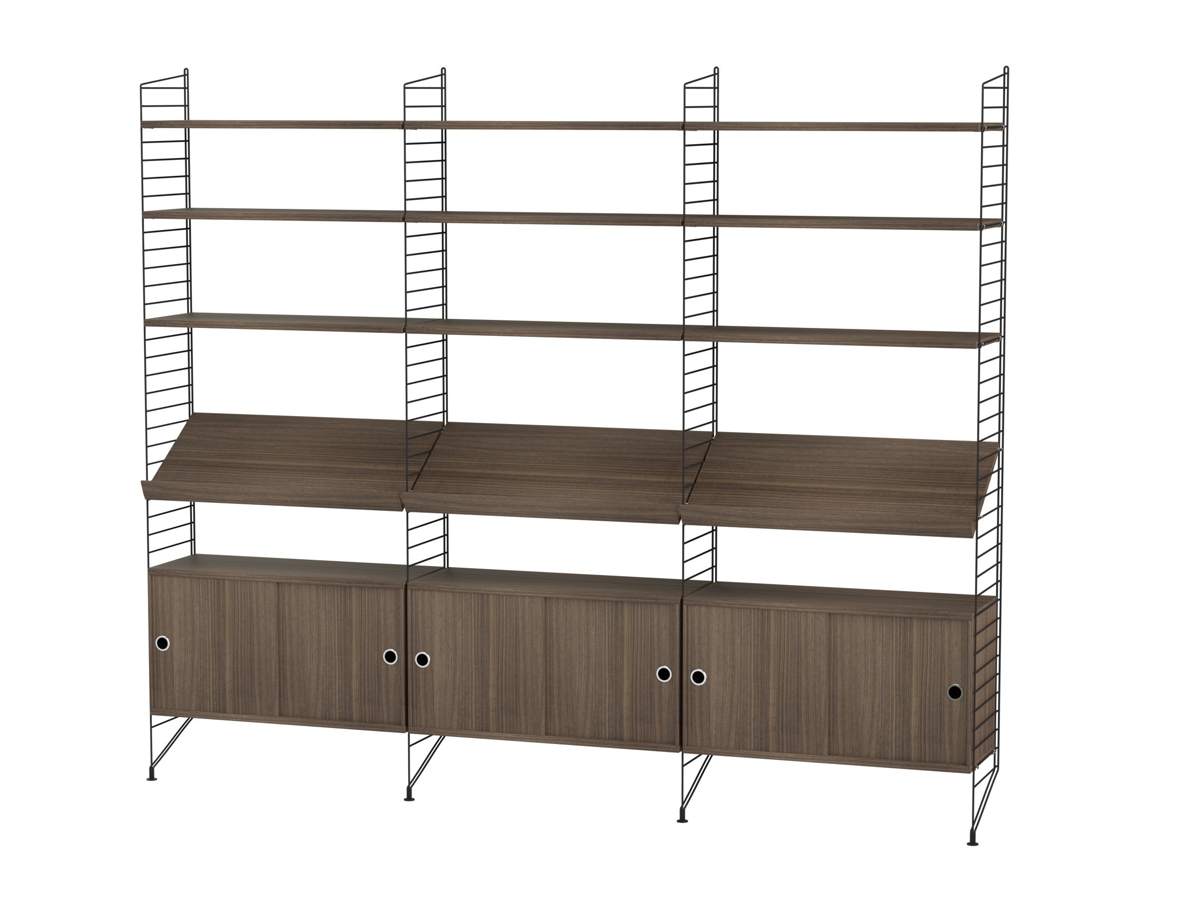 Living room G Black/Walnut