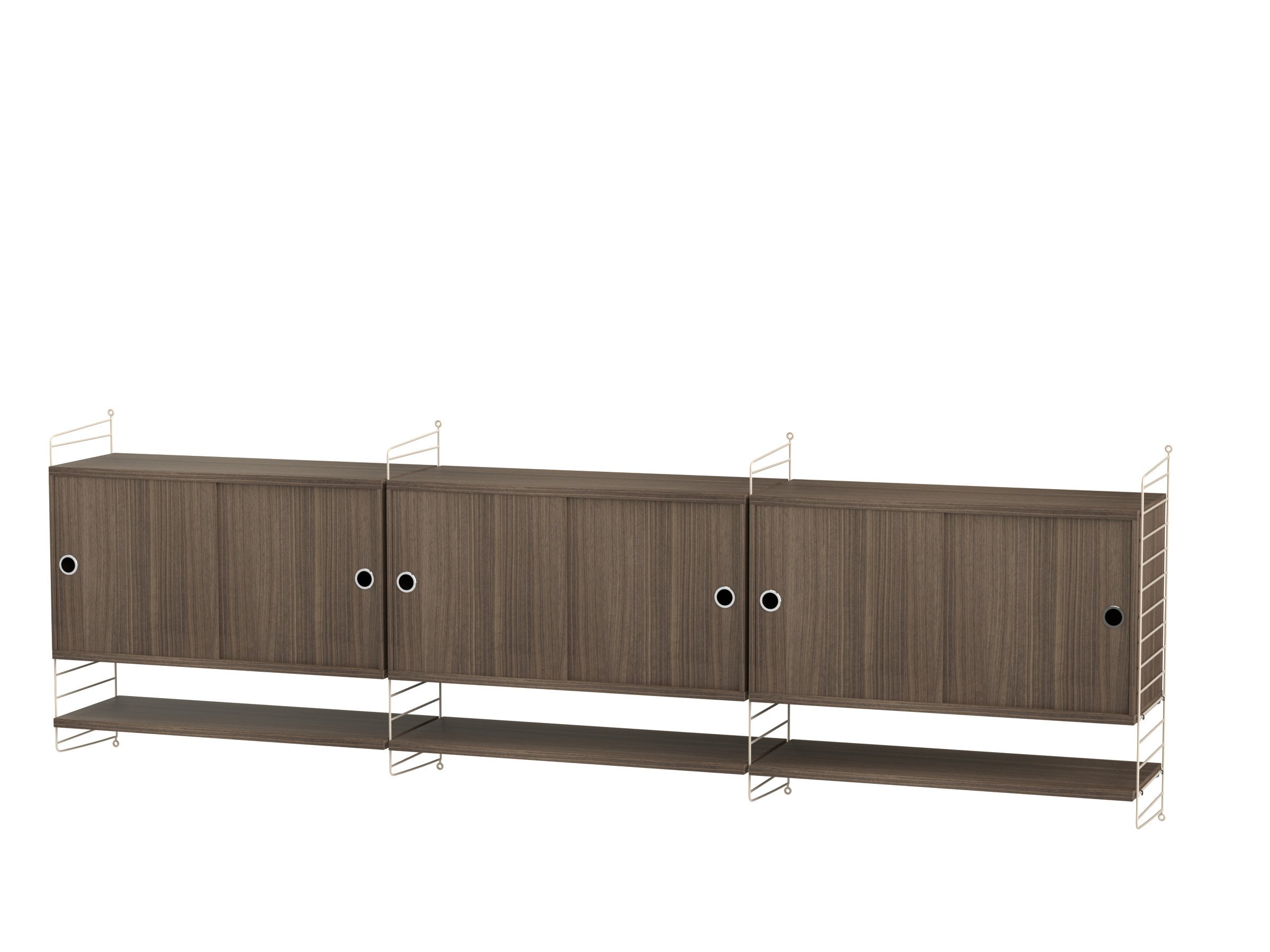 Living room E Beige/Walnut