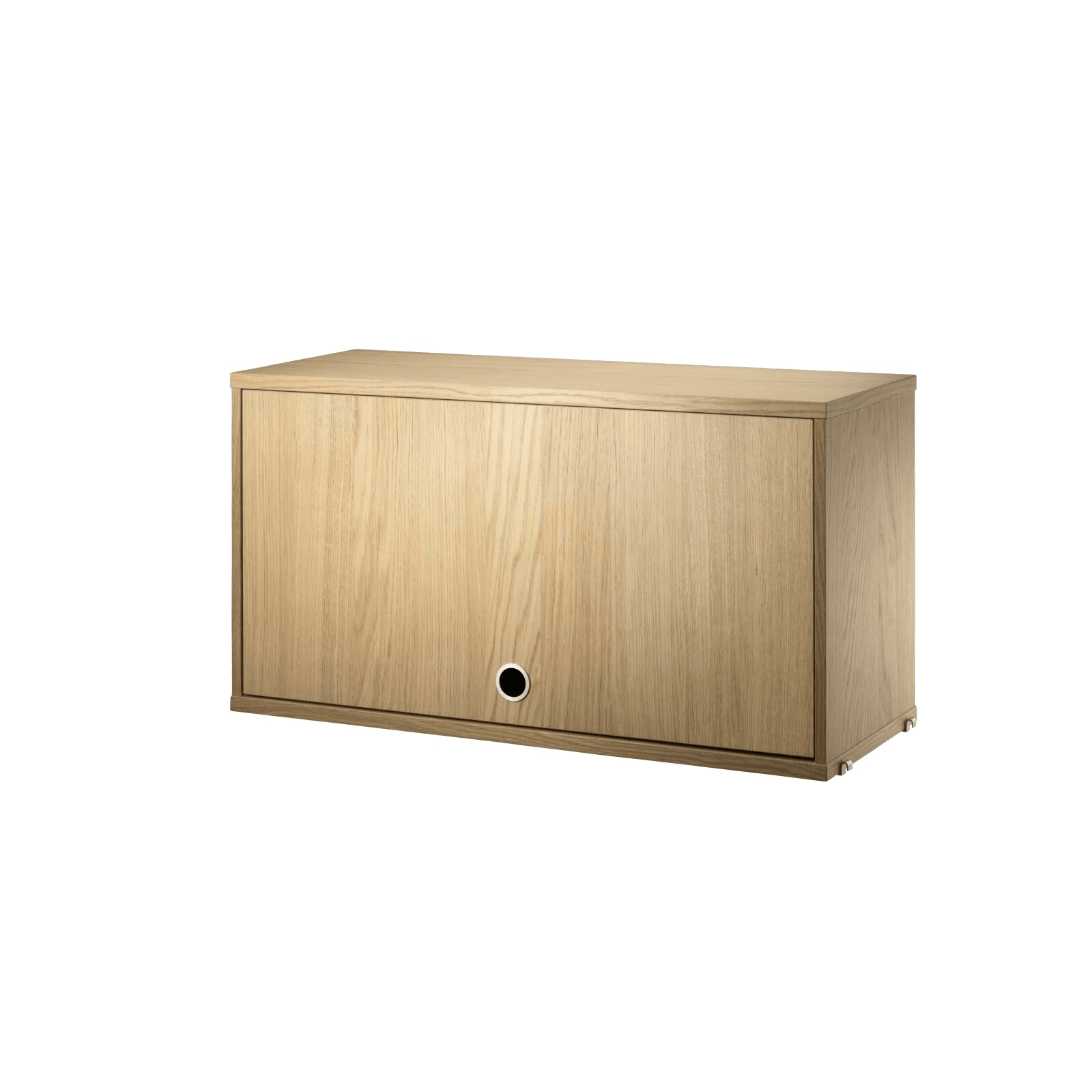 Cabinet with flip door w78 x d30 x h42 cm Oak