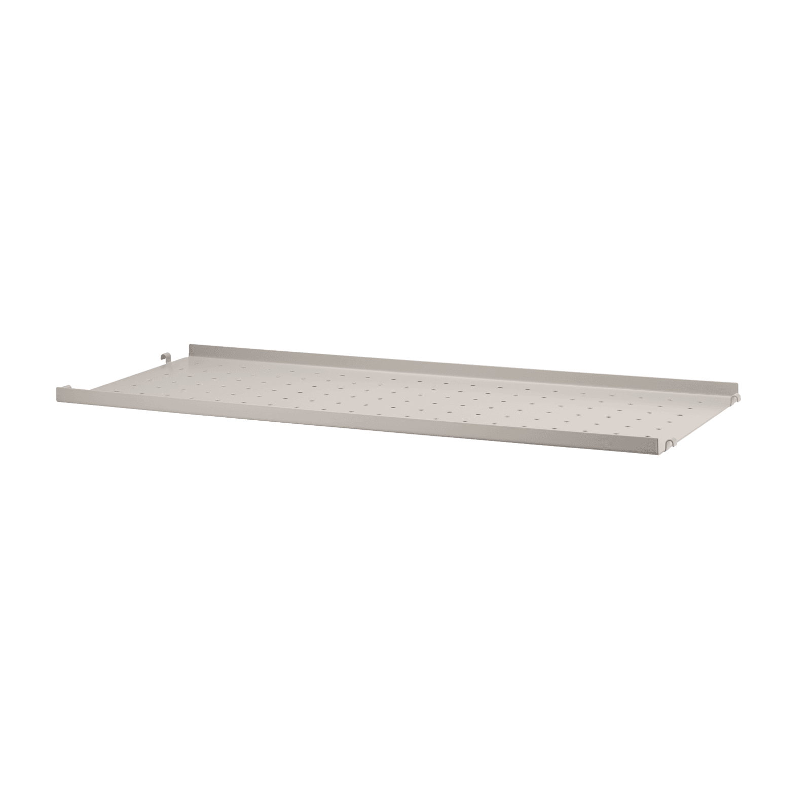 Metal shelves low w78 x d30 cm Beige