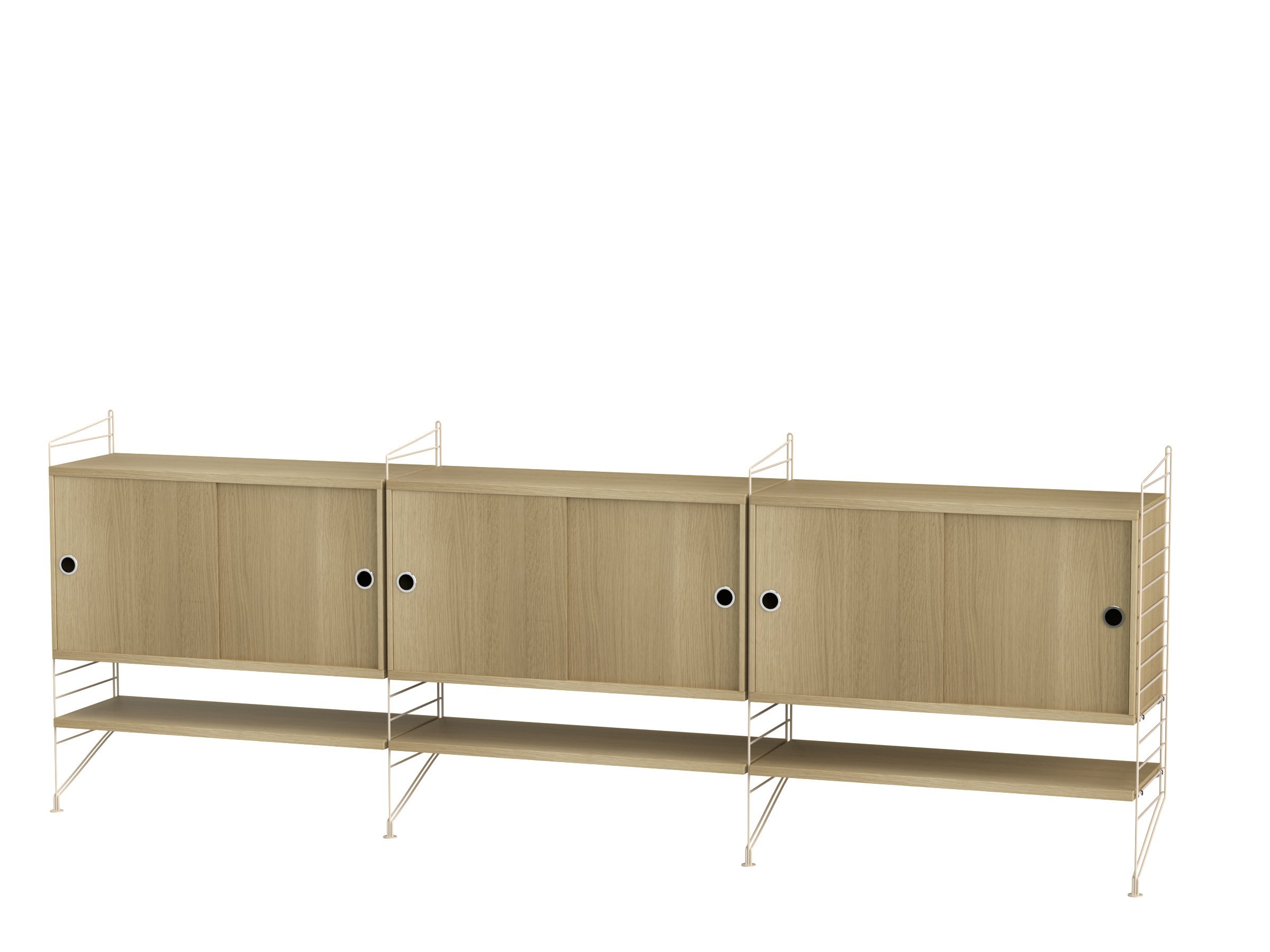 Living room F Beige/Oak