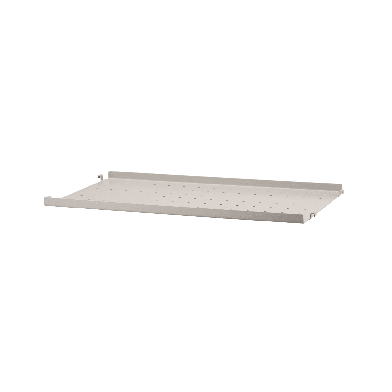 Metal shelves low w58 x d30 cm Beige