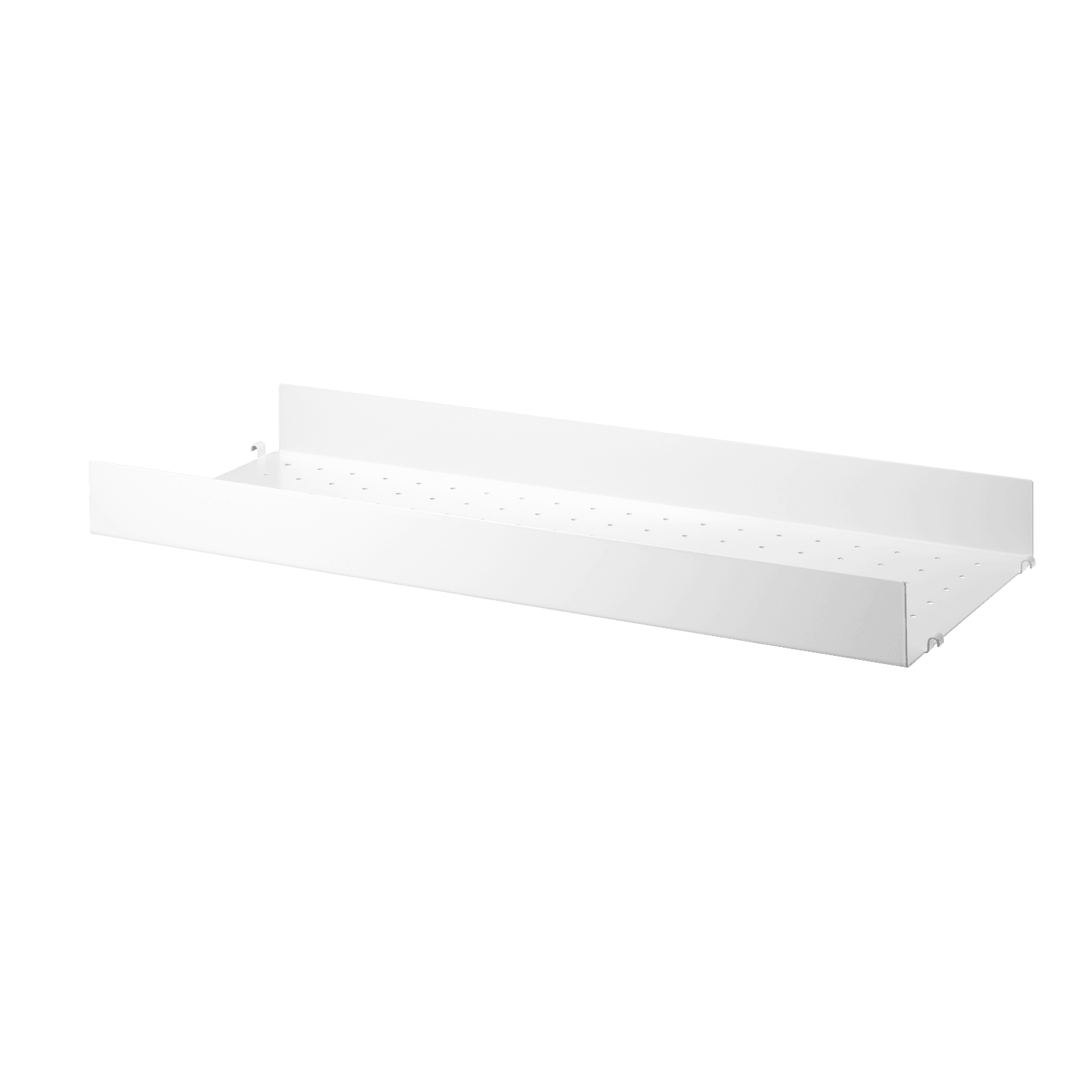 Metal shelves high w78 x d30 x h7 cm White