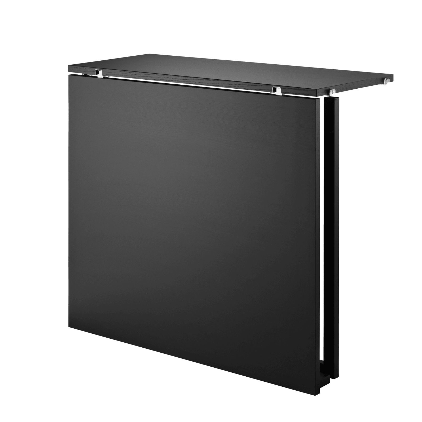 Folding tables w78 x d30 x h71 cm Black stained ash/Black
