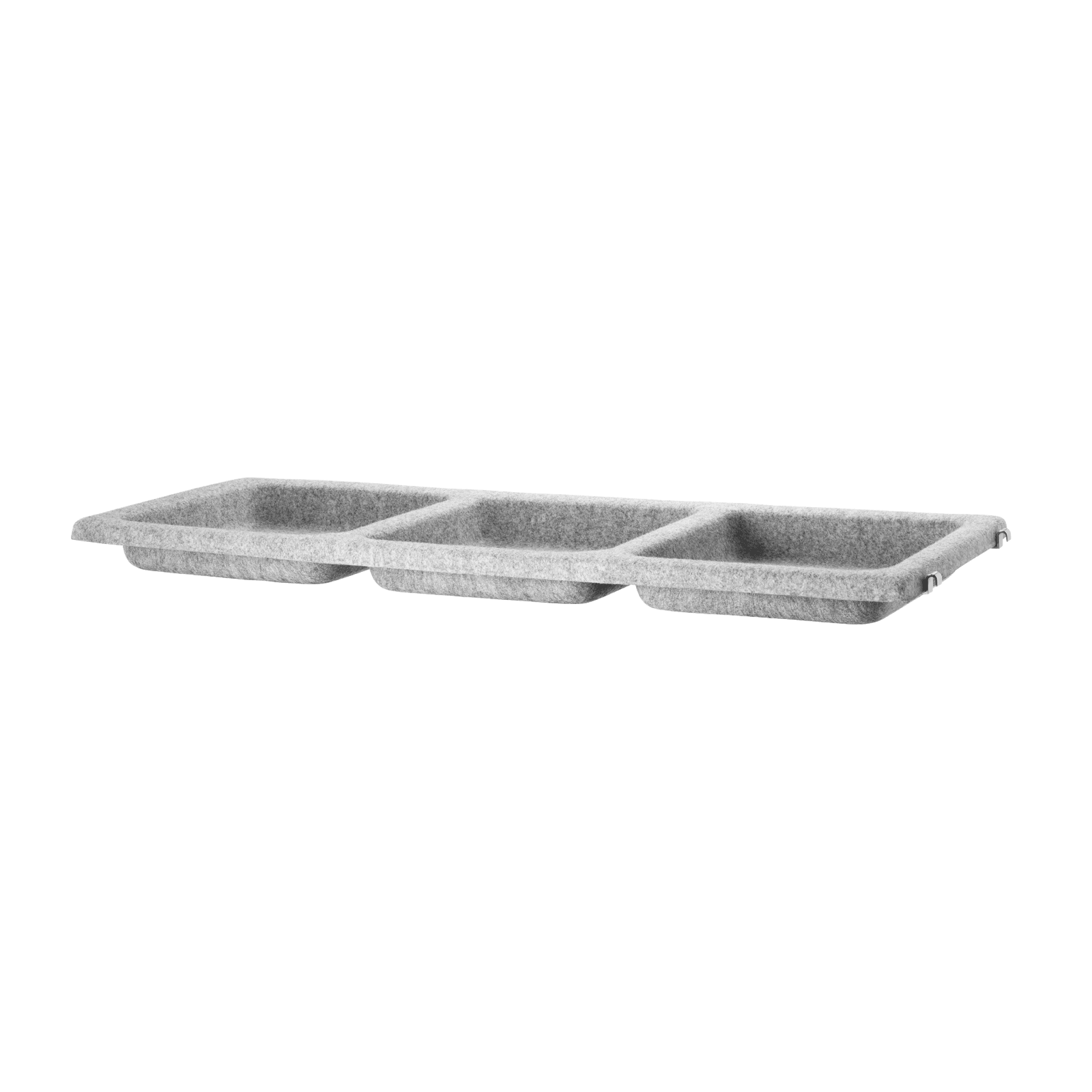 Bowl shelf felt w78 x d30 x h7 cm Light grey