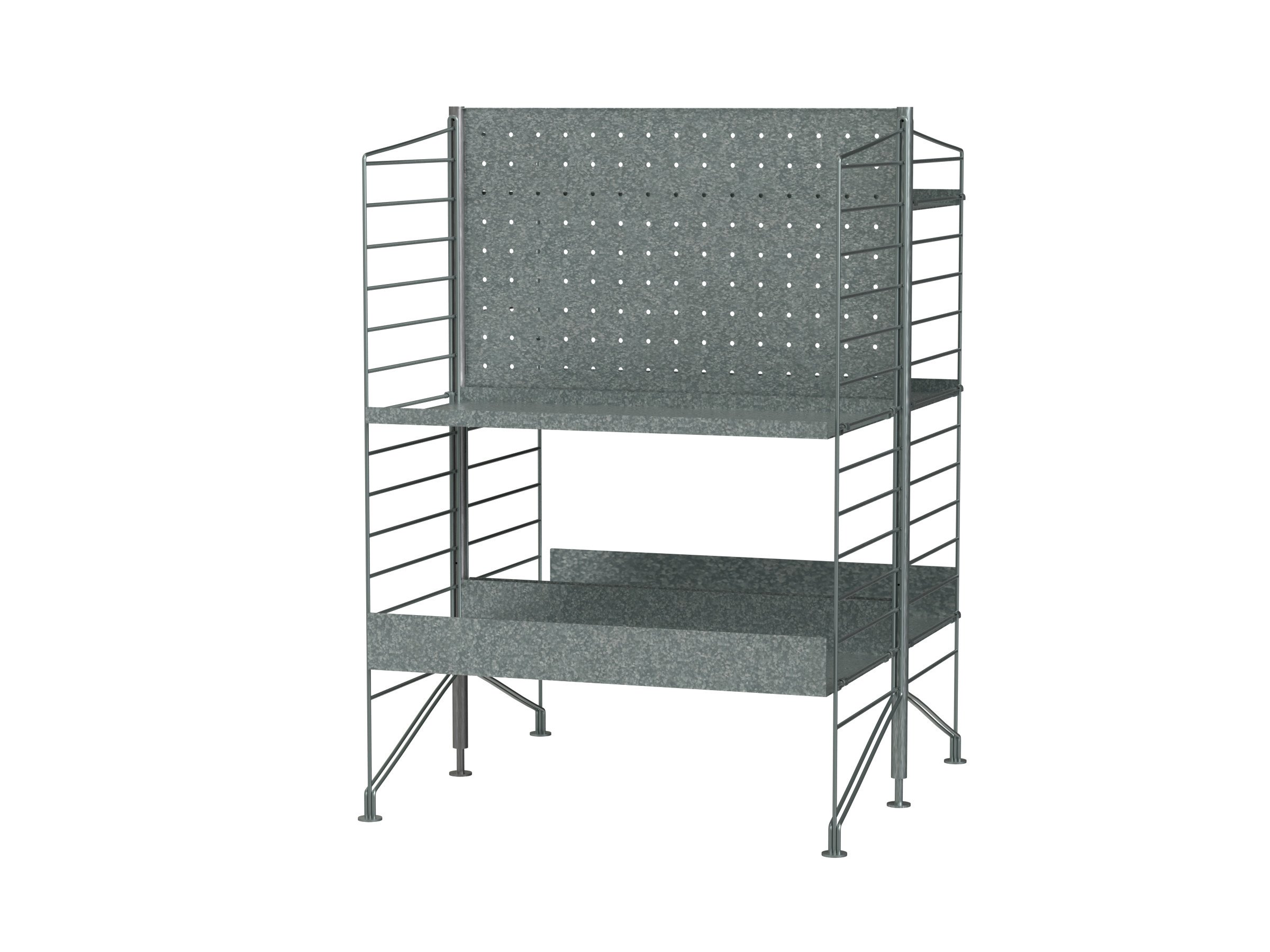 Outdoor J Galvanized/Galvanized