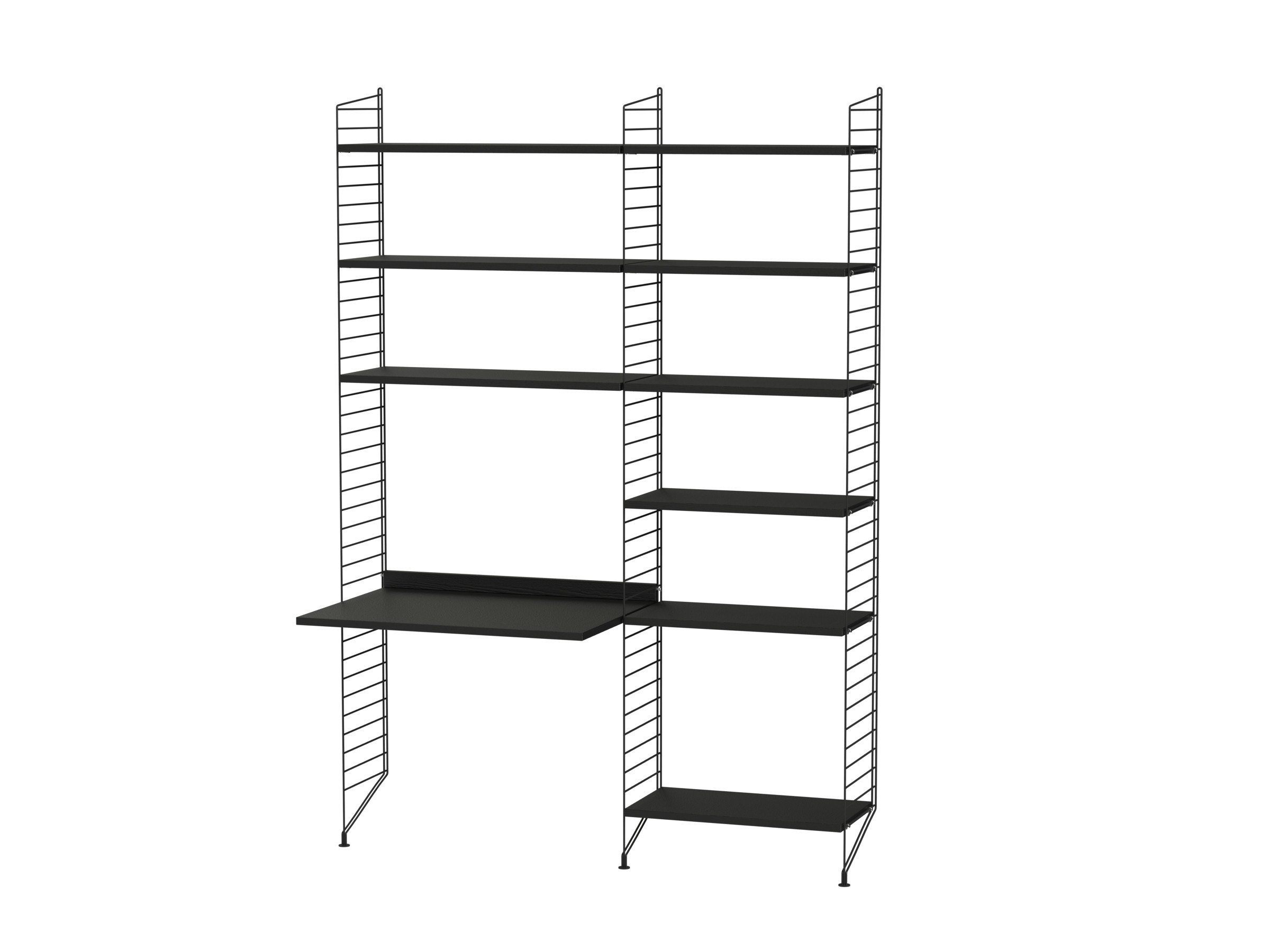 Workspace B Black/Black stained ash
