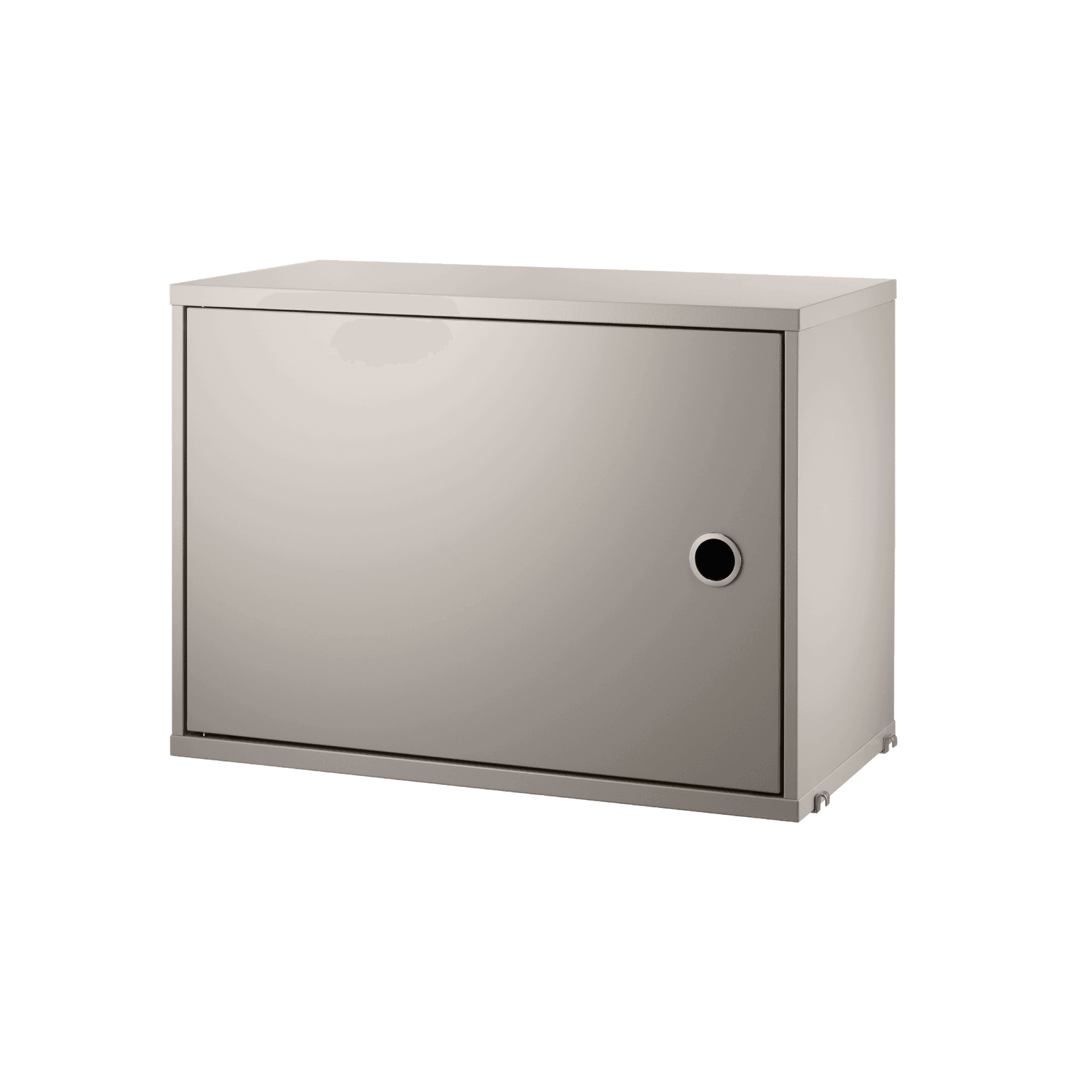 Cabinet with swing door w58 x d30 x h42 cm Beige