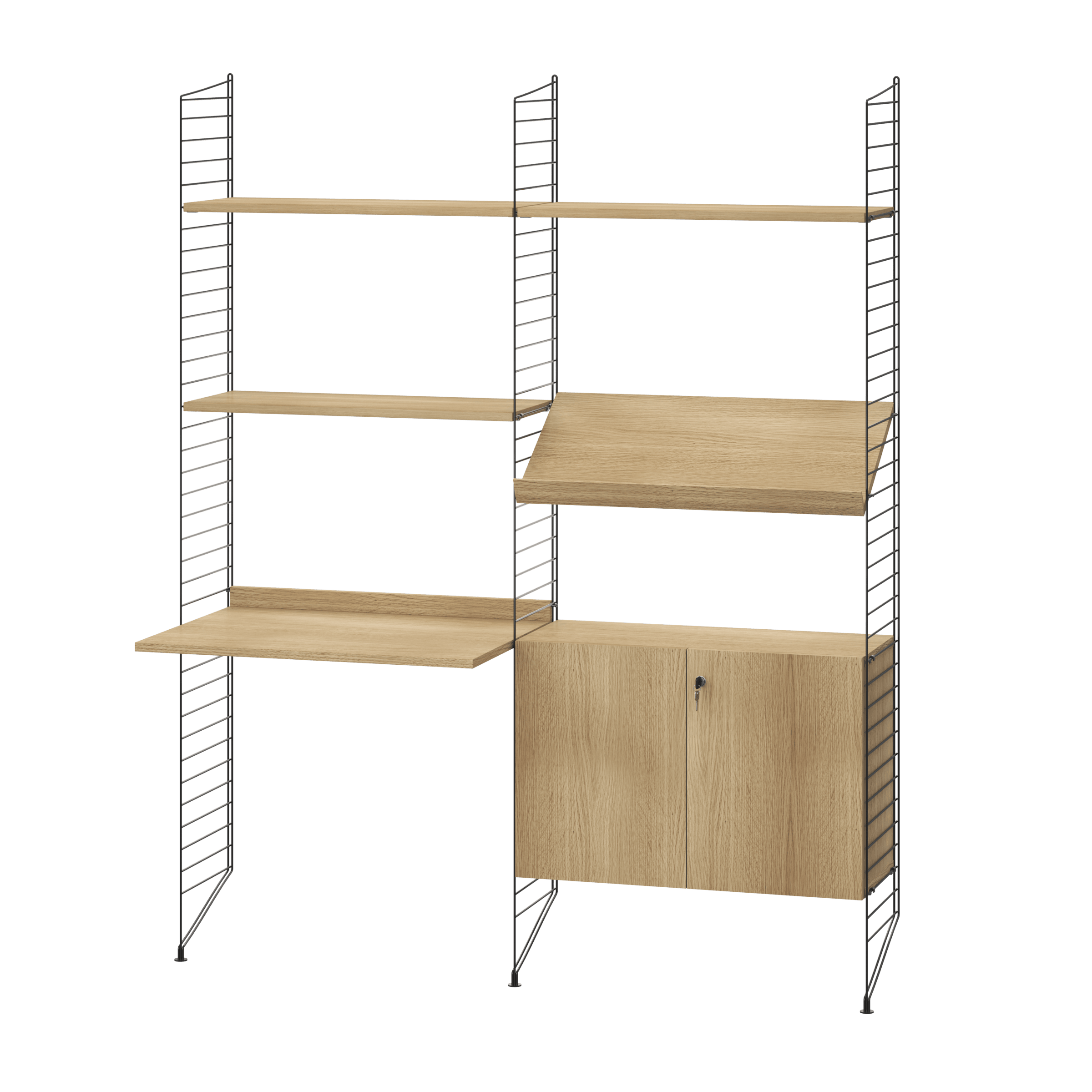 Workspace I Black/Oak
