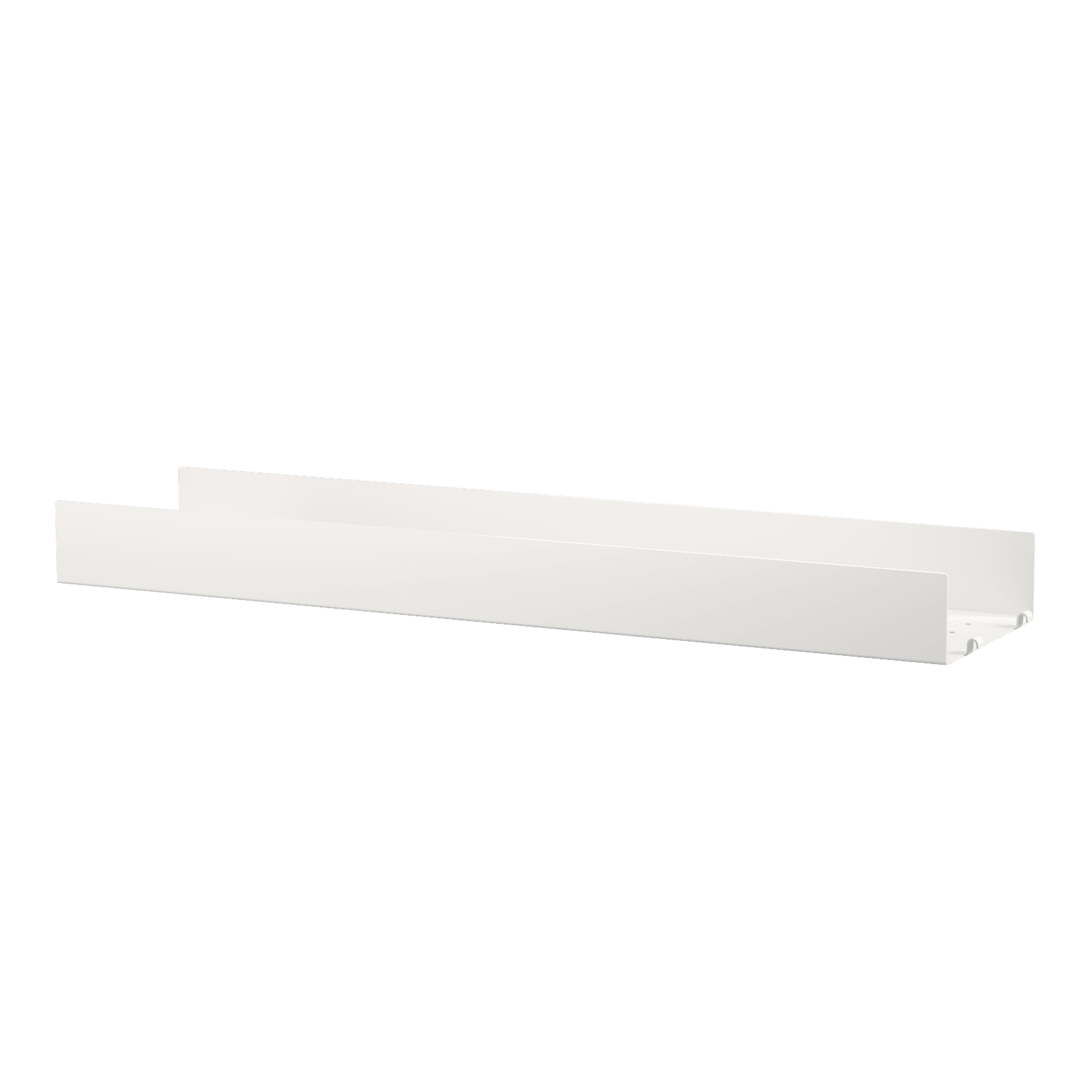 Metal shelves high w78 x d20 x h7 cm White