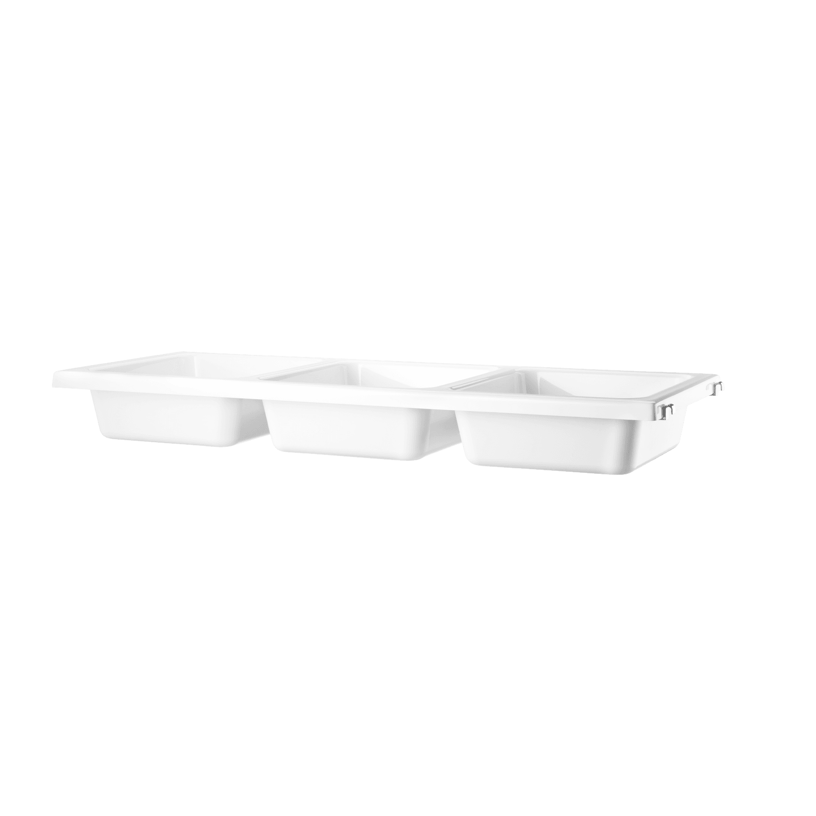 The bowl shelf is available in one width, 78 cm, and one depth, 30 cm. The bowl shelf fits into all 30 cm deep wire and plex panels from String® System. By adding a bowl shelf to your shelving combination, you instantly add a given spot for all those things you do not really know where to place. The bowl shelf will help you to keep order in both your hallway and kitchen. The internal dimensions for each bowl (three in total) are: w19 x d22 x h9 cm. Each packaging contains one bowl shelf and a frame along with brackets.