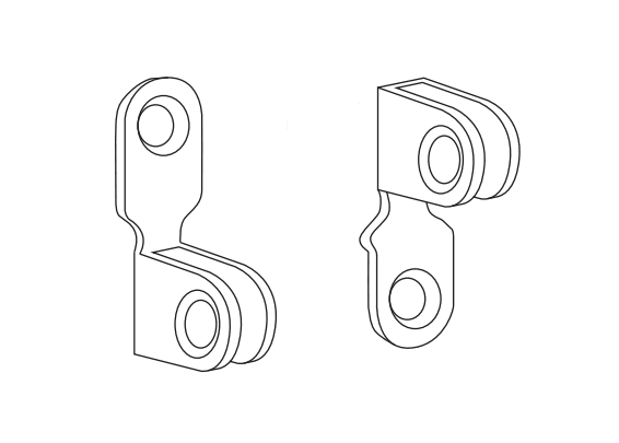 Plex panel fixtures h9 cm Spare part