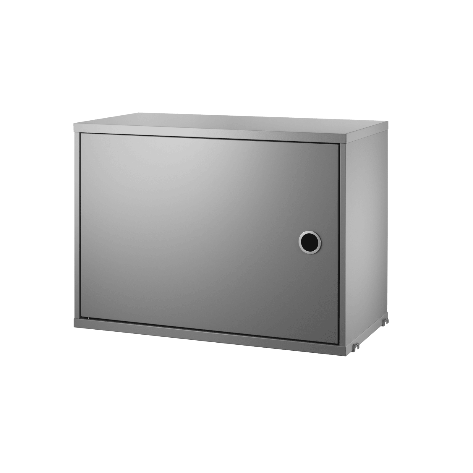 Cabinet with swing door w58 x d30 x h42 cm Grey