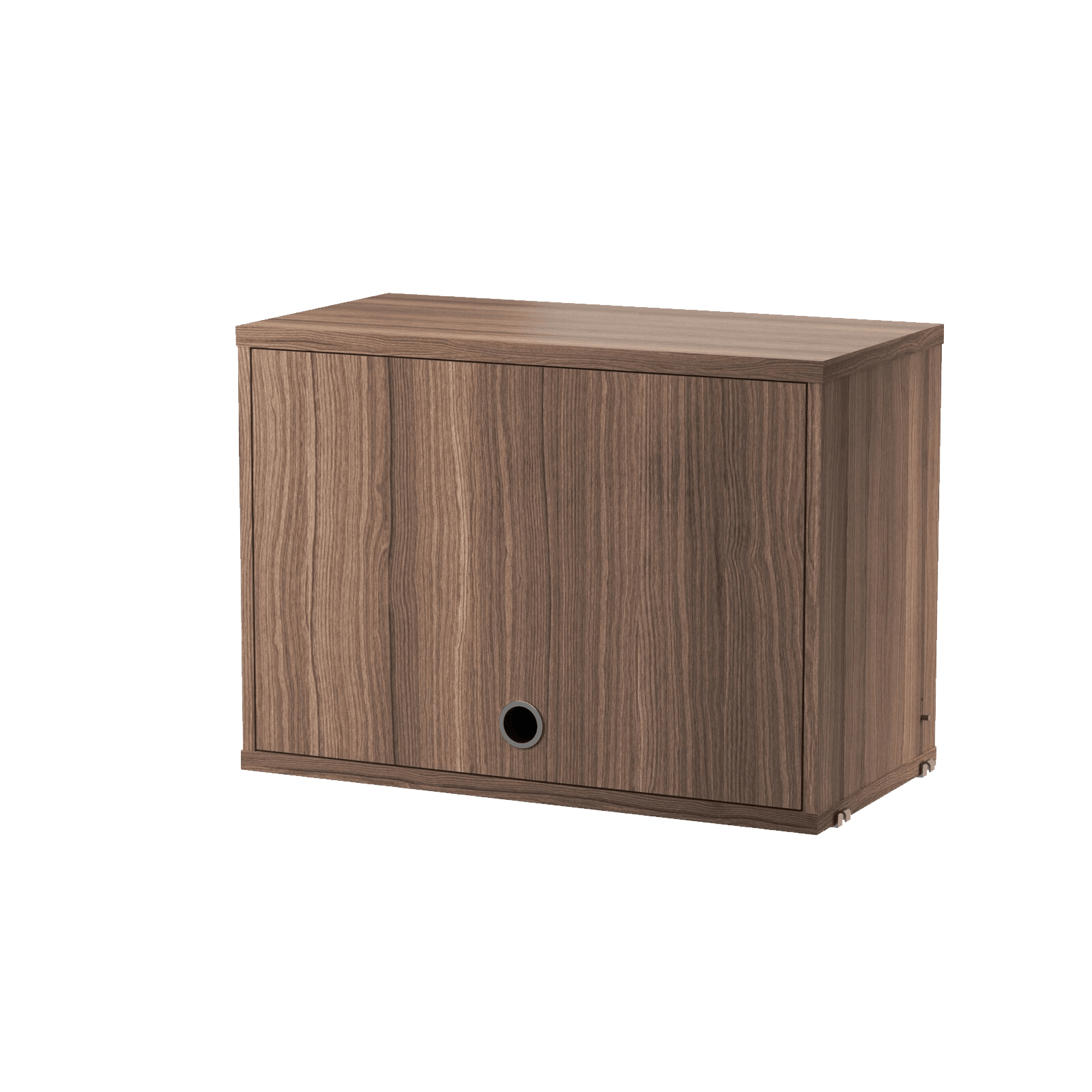 Cabinet with flip door w58 x d30 x h42 cm Walnut