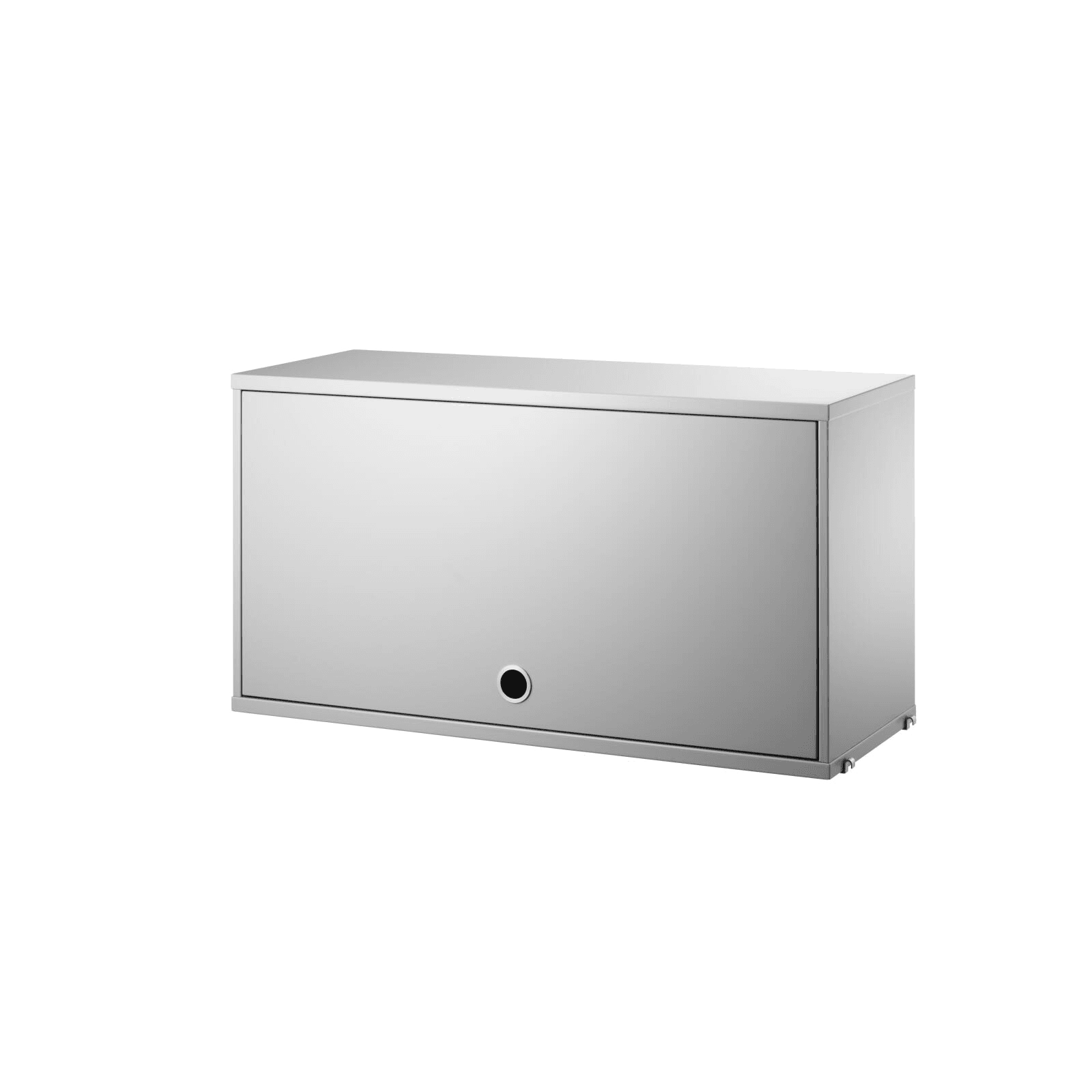 Cabinet with flip door w78 x d30 x h42 cm Grey