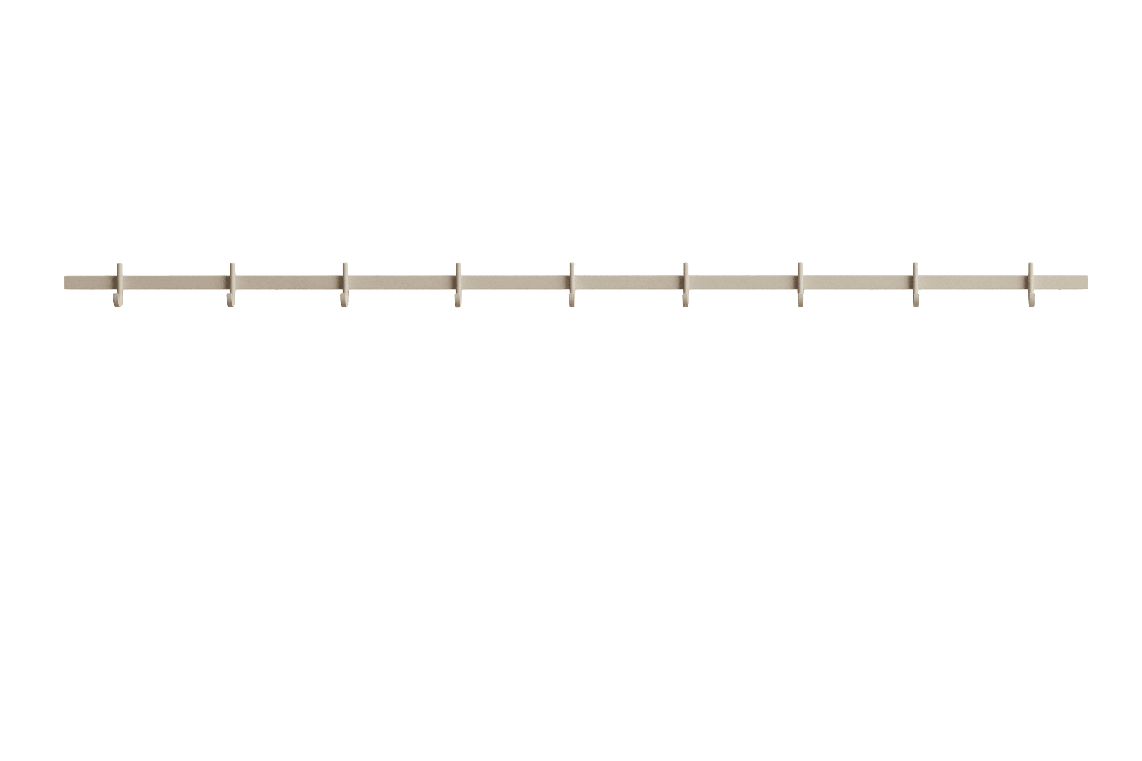Hook rail, large w123 x h5.2 cm Beige
