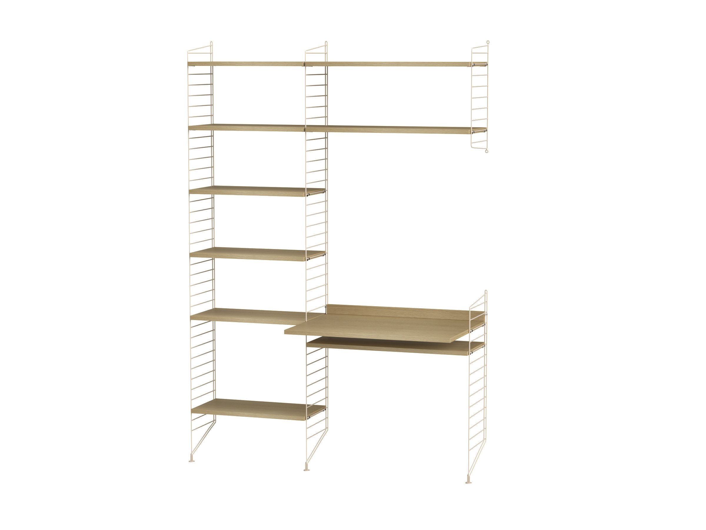 Workspace G Beige/Oak