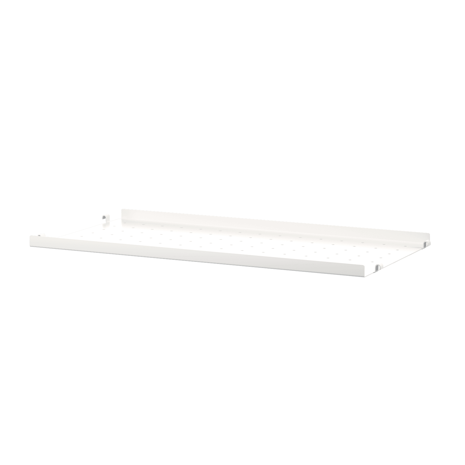 Metal shelves low w58 x d30 cm White