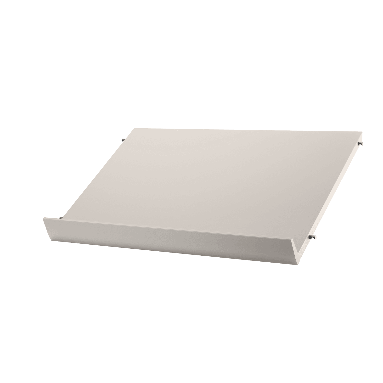 Magazine shelves solid w58 x d30 x h15 cm Beige