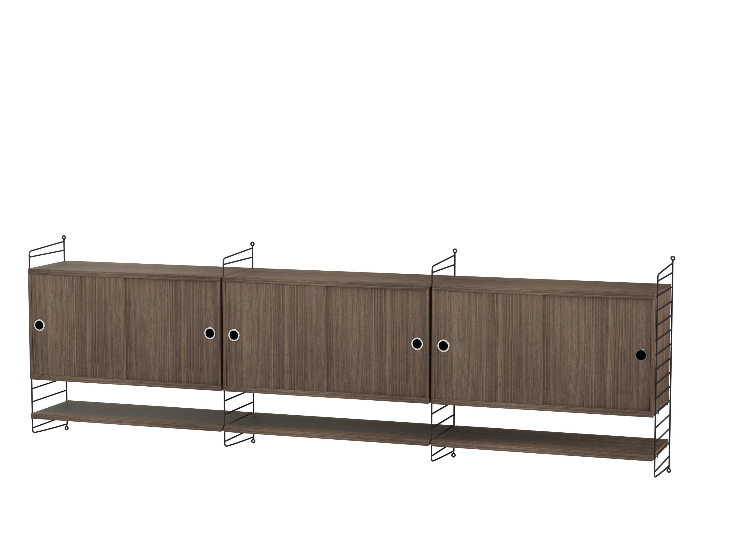Living room E Black/Walnut