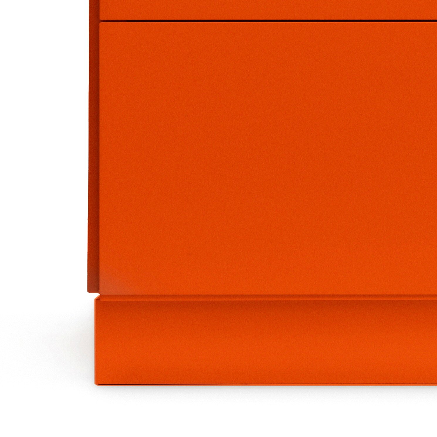 Wide Chest of Drawer from Relief with four drawers. All units from Relief can easily be connected. With five colours and three sizes, you can create multiple unique Relief combinations. The back of Relief is as beautifully designed as the front, making placement creative and fun. The dimensions are w82 x d41 x h92.5 cm. Each drawer's inner dimensions are w74 x d36.3 x h17 cm. Relief is delivered unassembled.